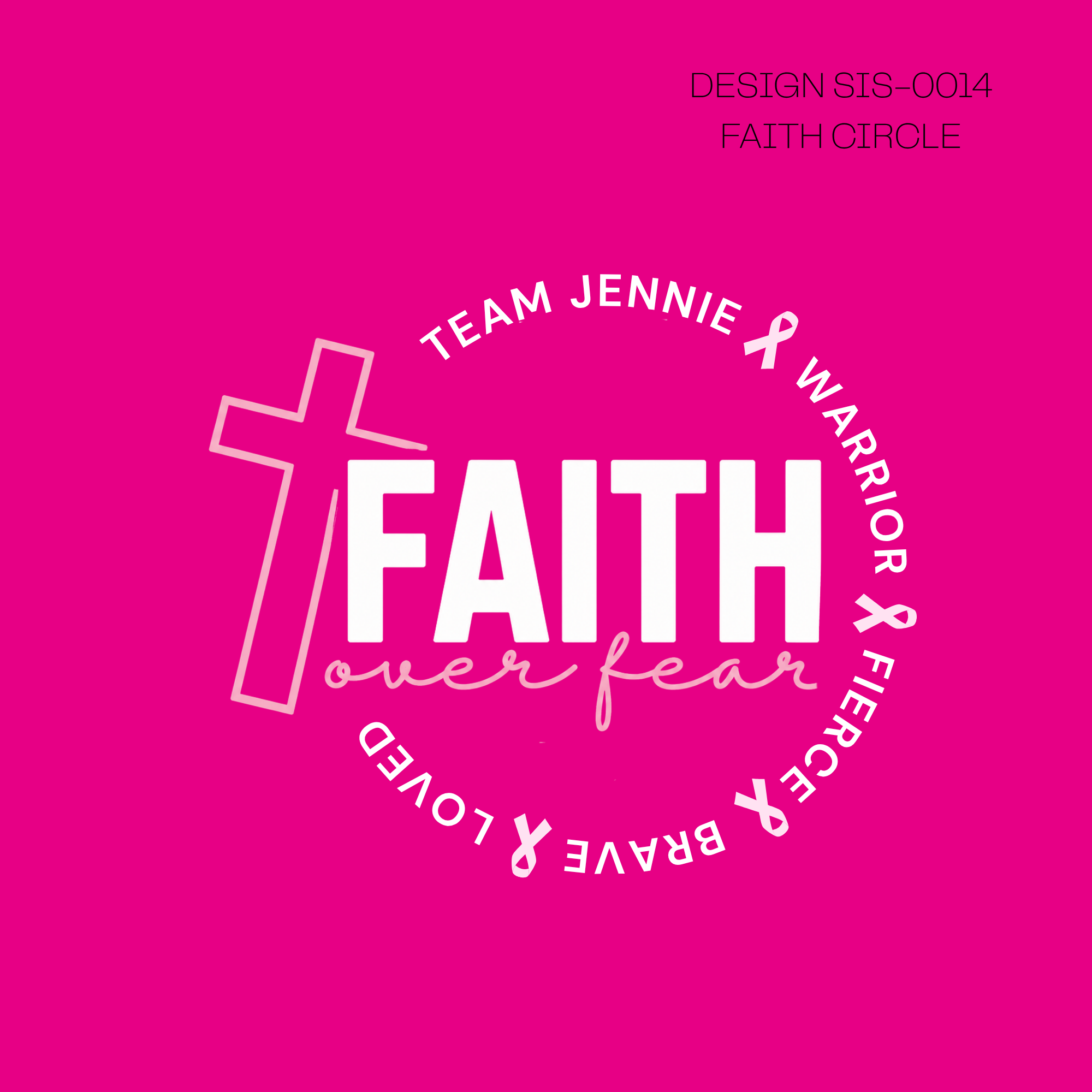 FAITH FEAR CIRCLE BCA