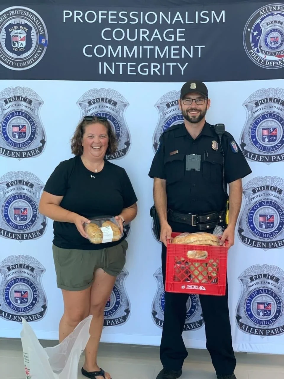 APPD in lobby backdrop for photo ops