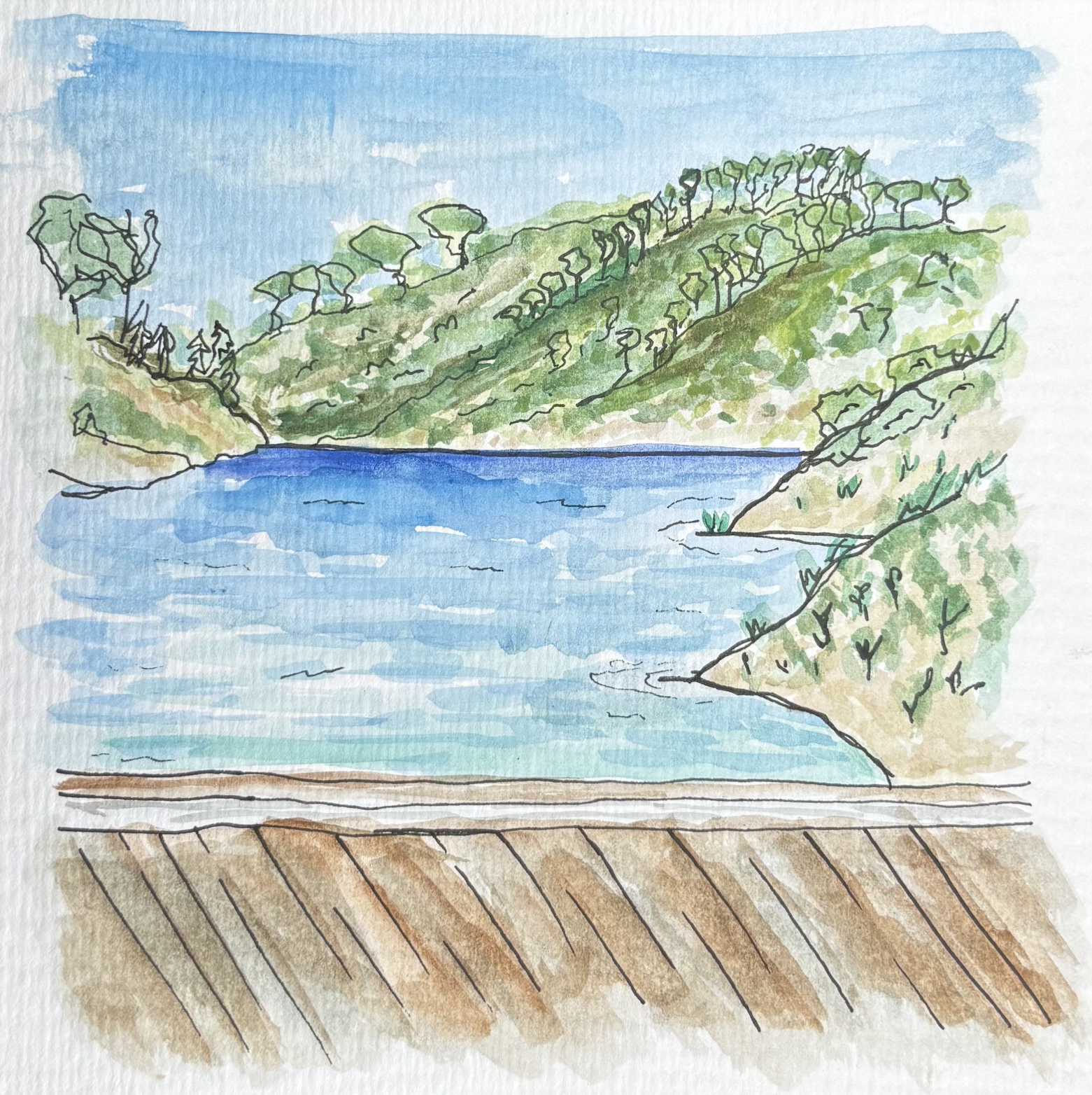 LaQuintaDock-OG-Pen:Watercolor 6x6.png