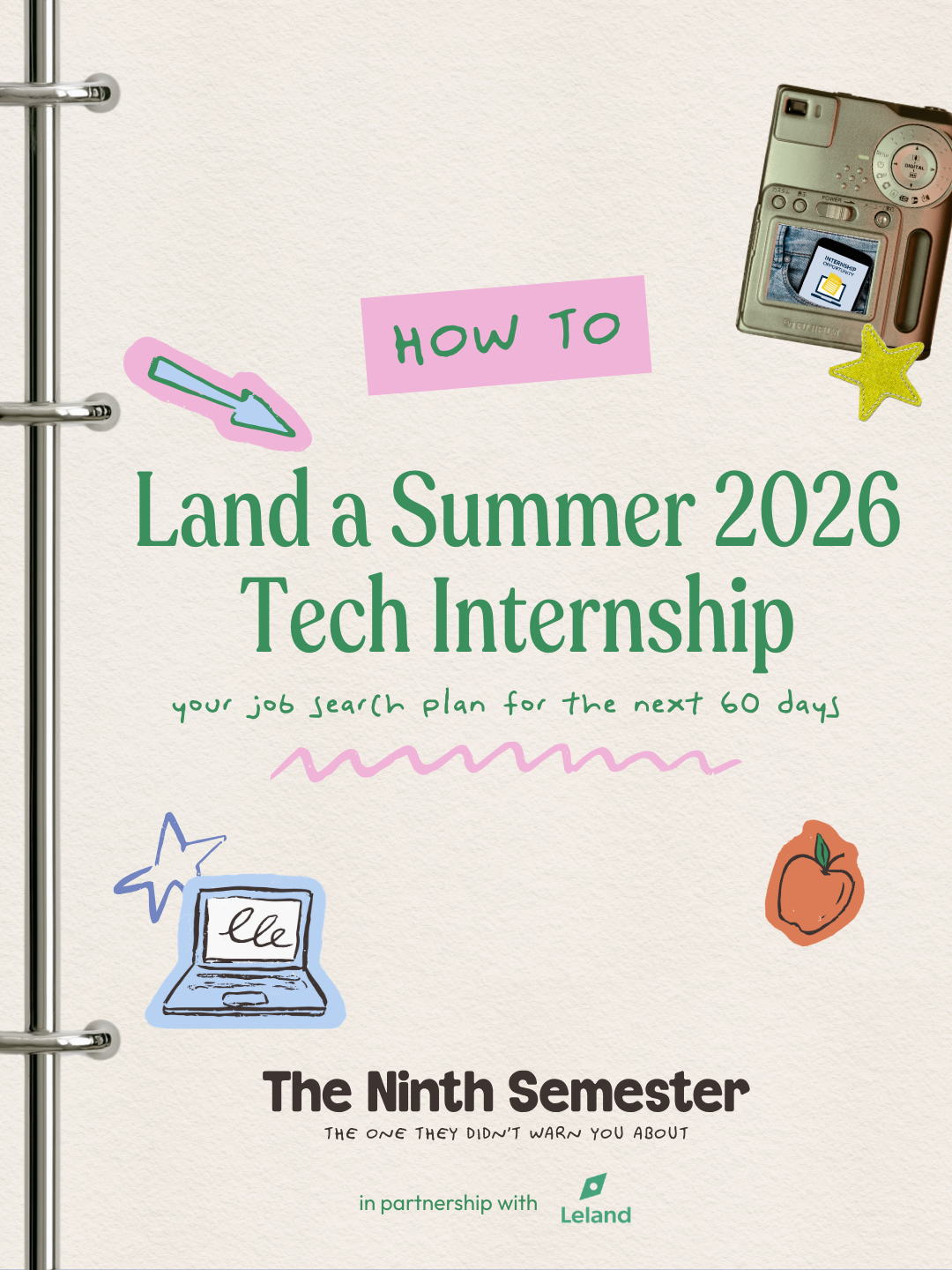 How to Land a Summer 2026 Tech Internship (a job search plan &amp; free resources)