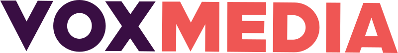 Logo with the words 'VOX MEDIA' in bold, uppercase letters, with 'VOX' in dark purple and 'MEDIA' in red.