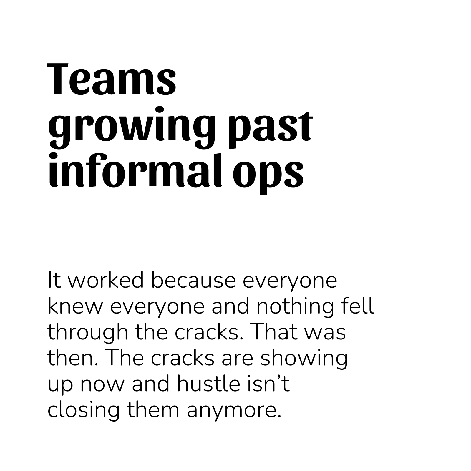 Four cards describing who Werkly is built for