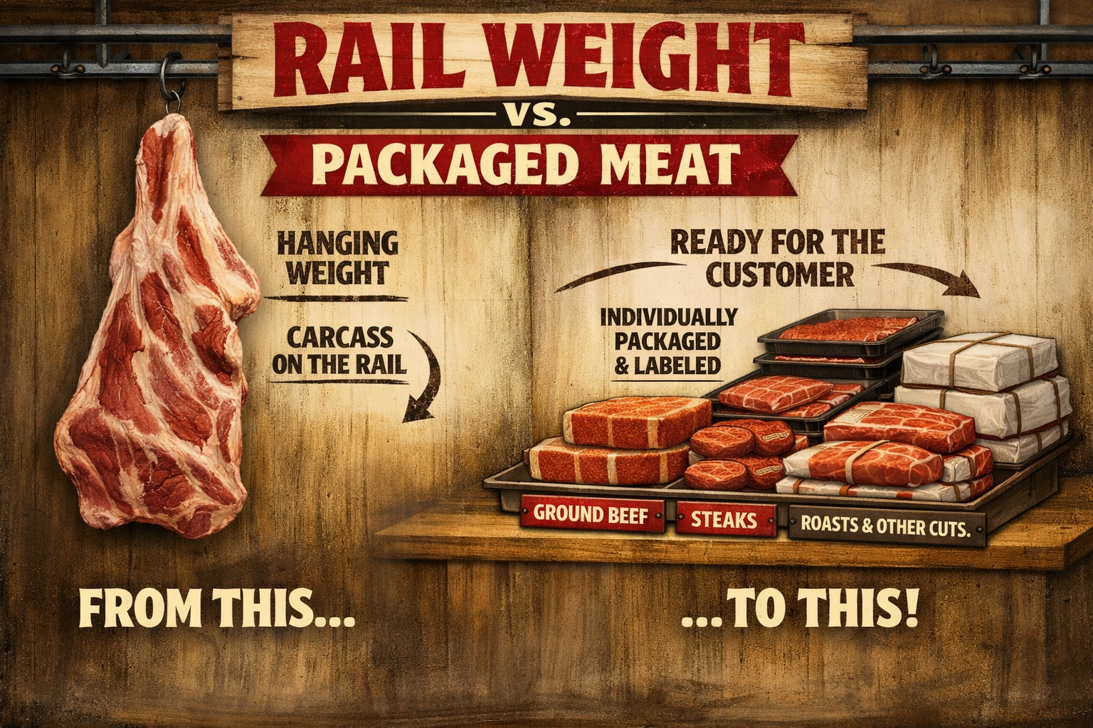 Why Rail (Hanging) Weight Is Heavier Than Packaged Meat