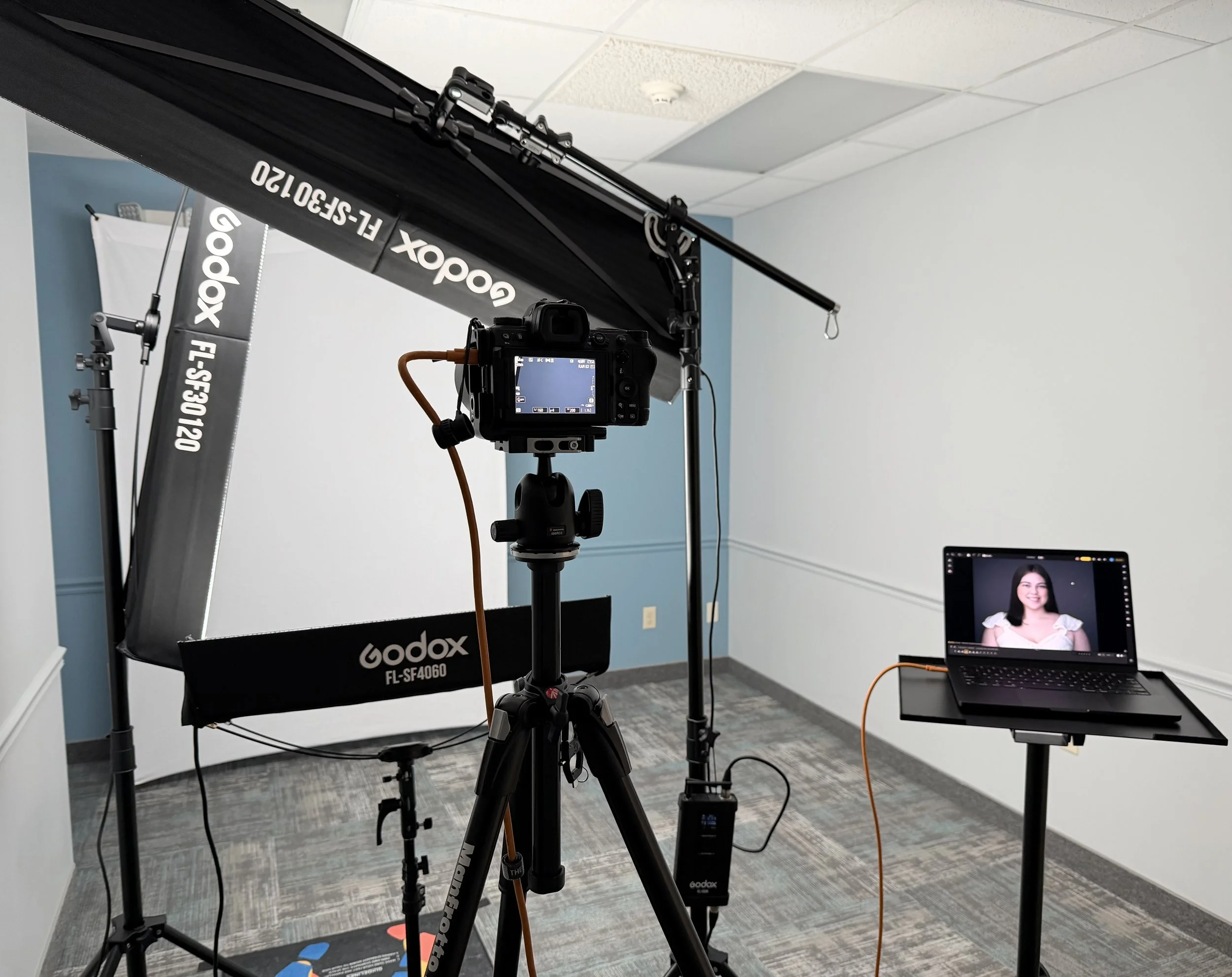 Corporate team mobile headshot studio Manhattan NYC
