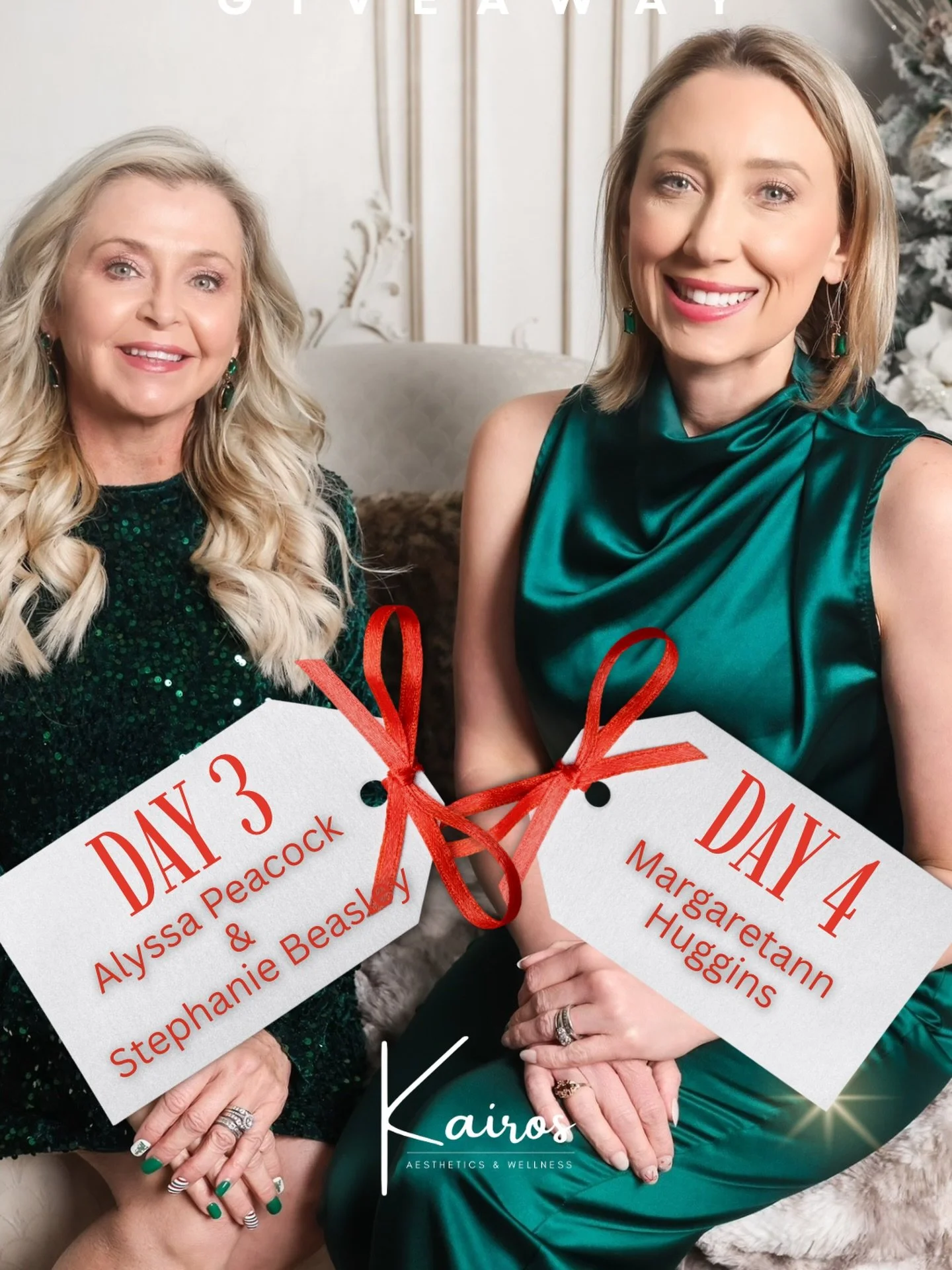 🎉 DAY 3 &amp; 4 WINNERS 🎉 

Congrats to Alyssa Peacock &amp; Stephanie Beasley for winning a $25 gift card each and @margaretann_huggins for winning the chemical peel and Microneedling! 

Whew yall wore us out with all of those comments, likes, and