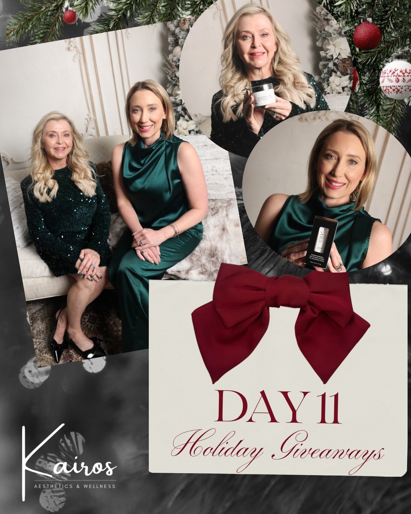 ✨ DAY 11 HOLIDAY GIVEAWAY ✨
Because bright, youthful skin is the ultimate gift 🎁

We&rsquo;re treating one lucky winner to a Dermaplaning with Peel PLUS two powerhouse skincare essentials designed to smooth, brighten, and refresh your skin to kick o