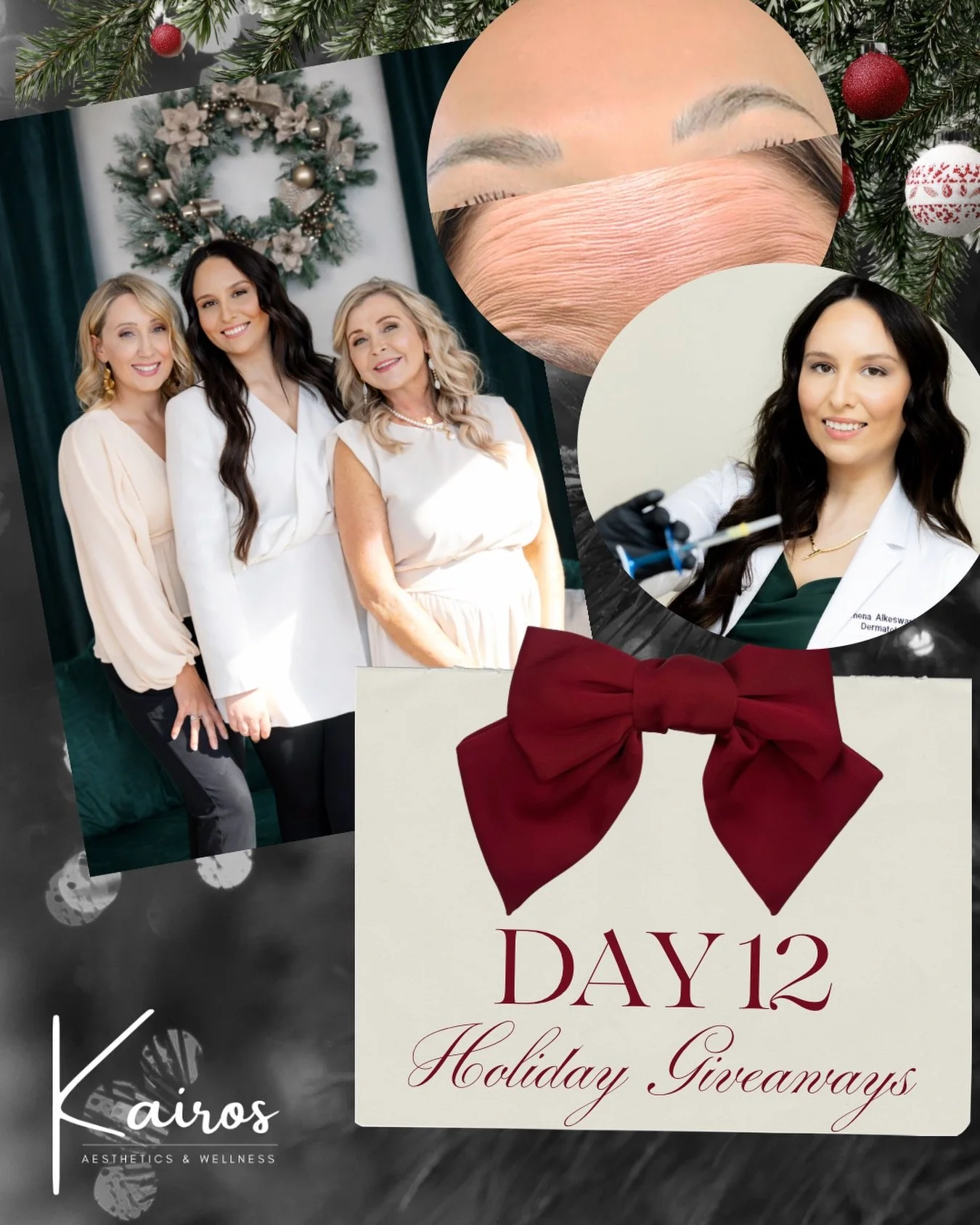 ✨ DAY 12 &mdash; GRAND FINALE GIVEAWAY ✨
Because the final day should be iconic&hellip; we&rsquo;re ending our Holiday Giveaways with 50 UNITS OF XEOMIN 🎁✨

Smooth, refreshed, and naturally radiant&mdash;this is your chance to start the New Year loo