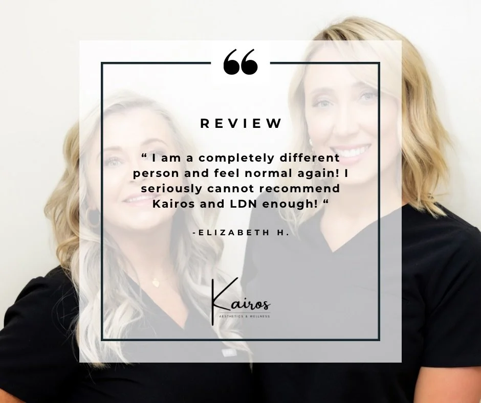 This is our &ldquo;why&rdquo; 

Stories like Elizabeth&rsquo;s are commonly heard at @kairosaestheticsandwellness Normal labs, worsening symptoms, family members noticing changes, and frustration with previous treatment options. 

It is our goal to t