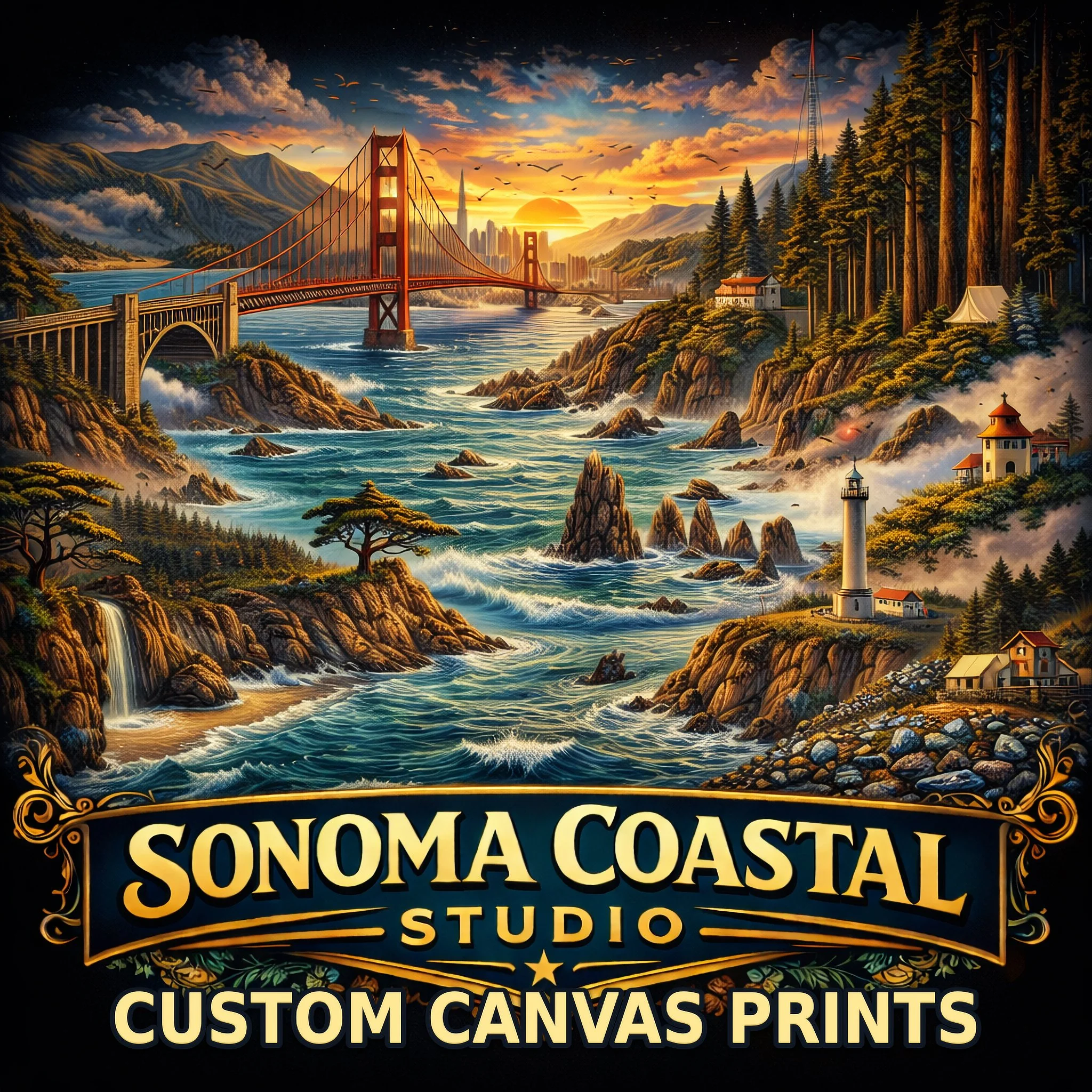 Custom canvas prints