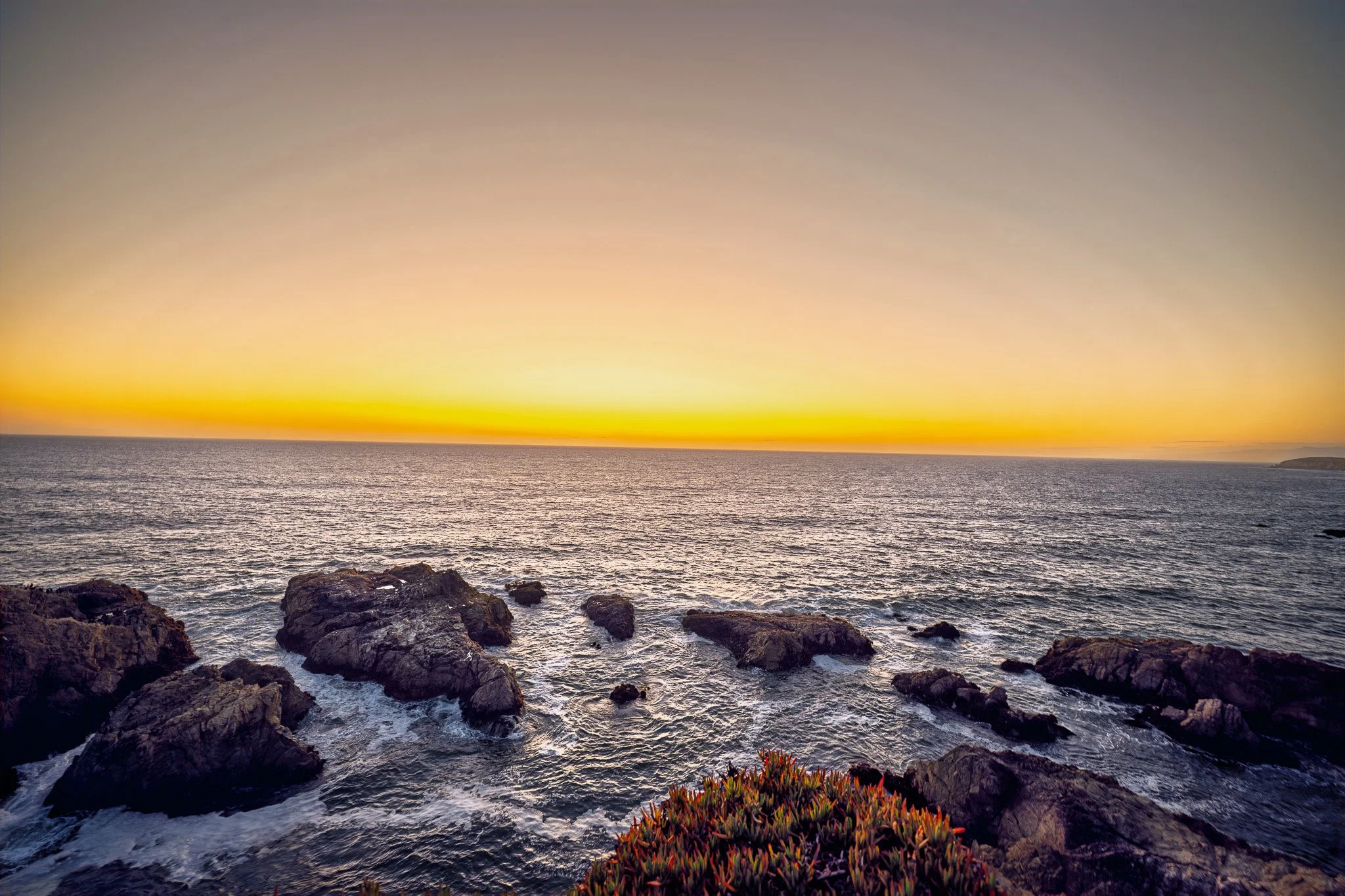 Twilight Over Bodega Bay
