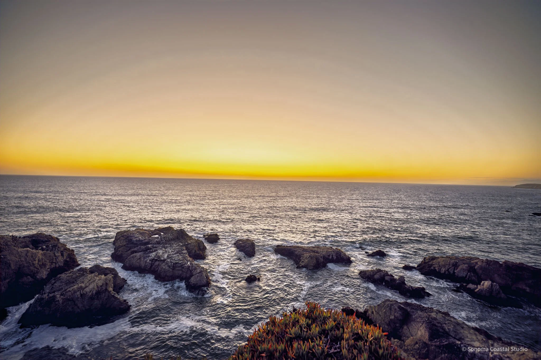 Twilight Over Bodega Bay