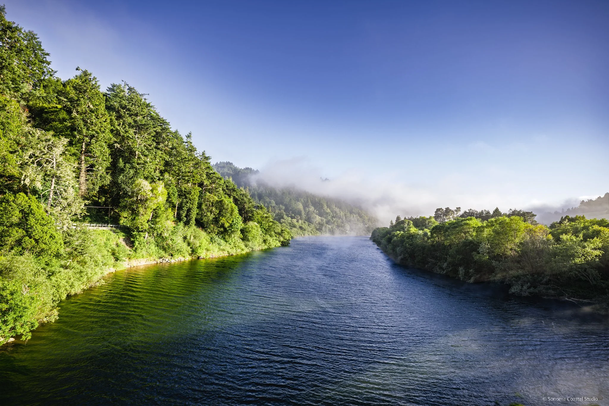Evening Mist on the Russian River