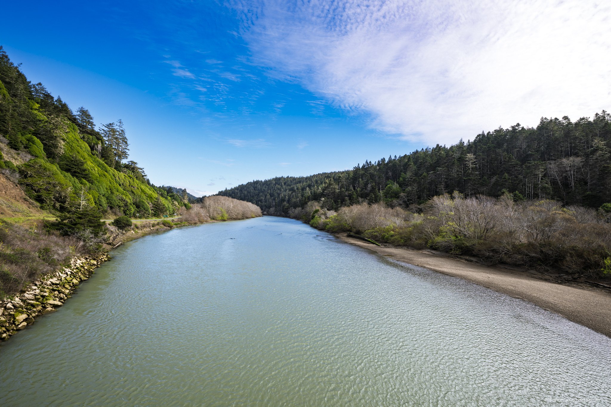 Along the Navarro River