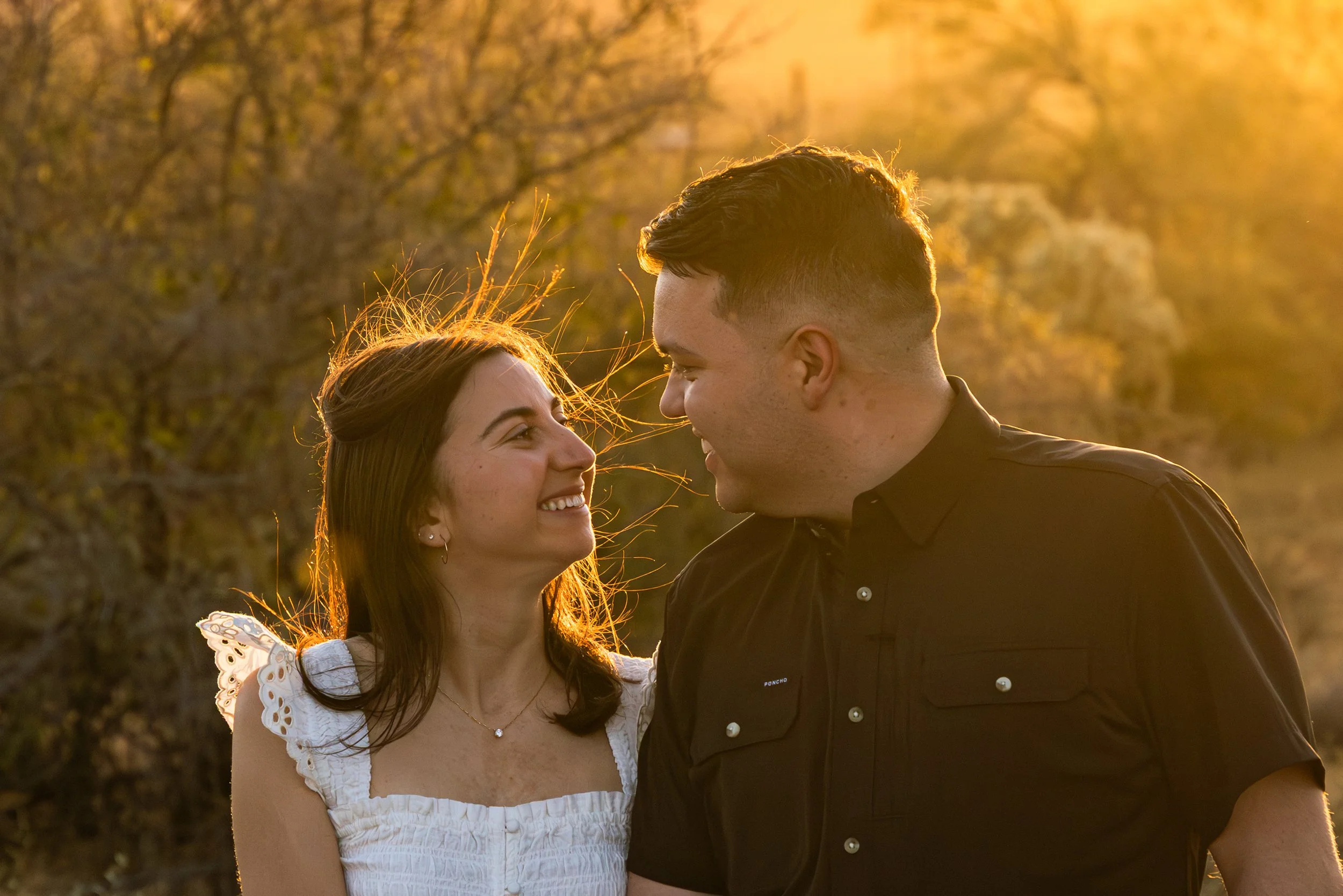 Engagement Photo at Sunset