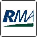 RMA logo with blue and green text