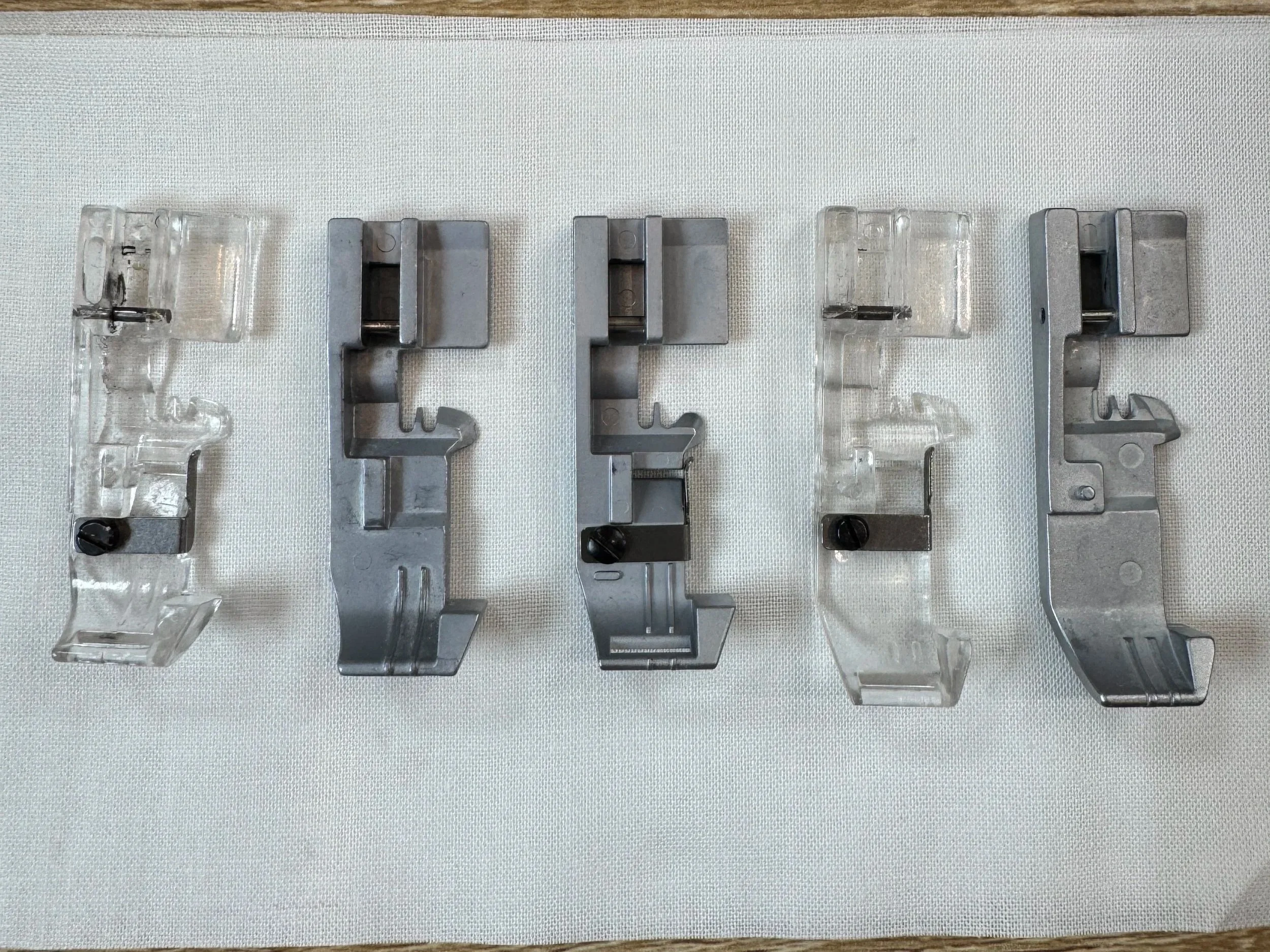 Baby Lock Feet - Grooved, FlatSole &amp; Clear Explained