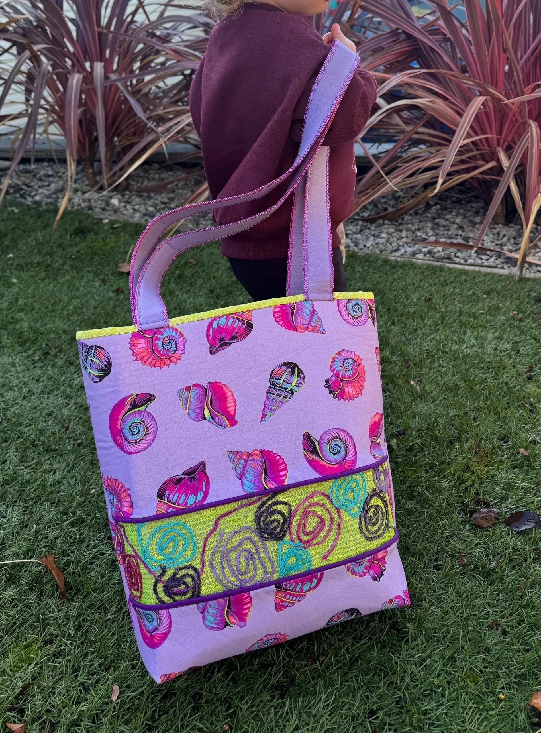 Project Class : Sew Swirly Tote Day one