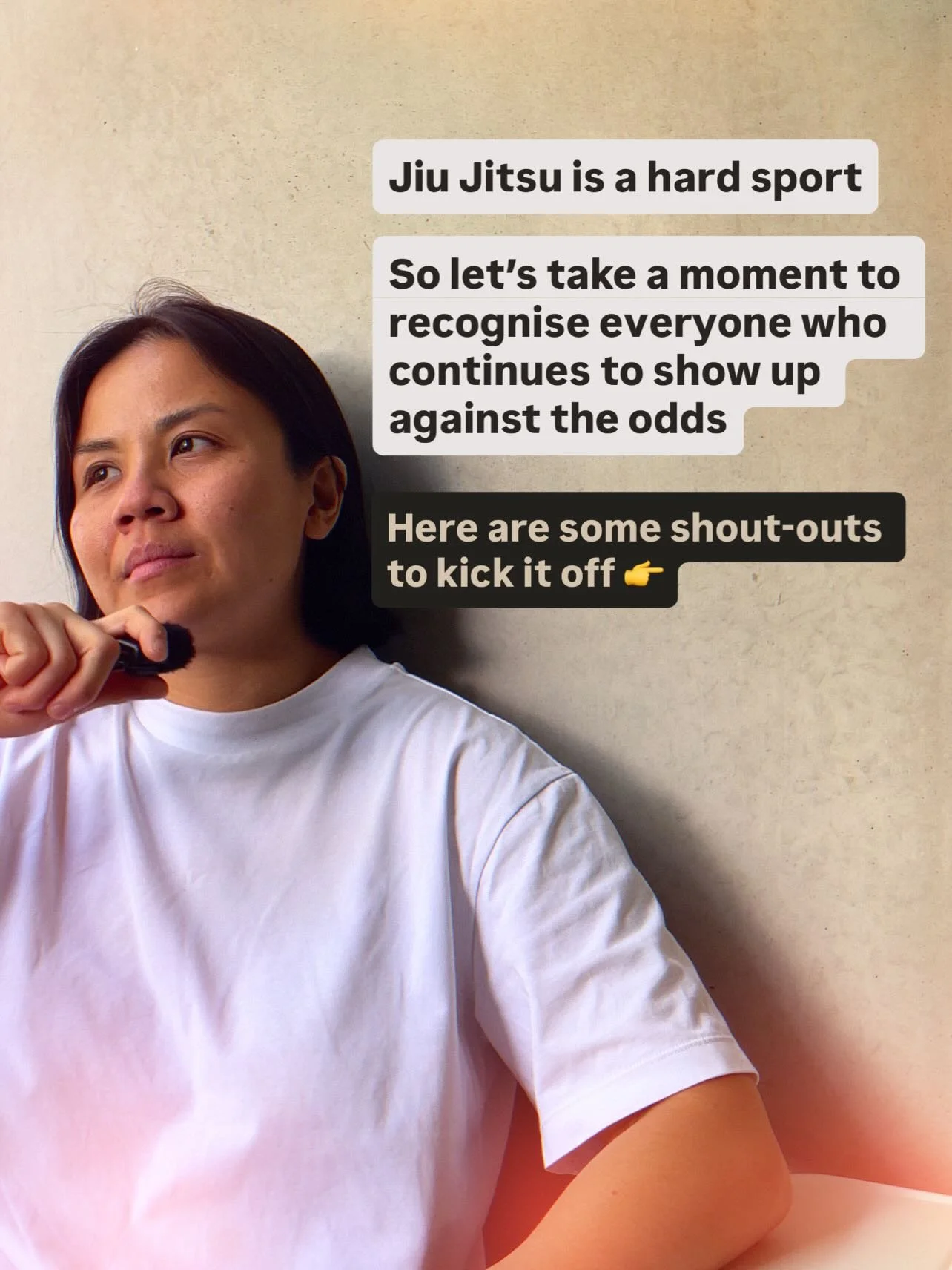 Had a message from my favourite training partner today, saying she was sick and wasn&rsquo;t going to make class.

It was an hour out from start of class, and I&rsquo;m not gonna lie, I suddenly didn&rsquo;t want to go. 

For a full hour, I carried o