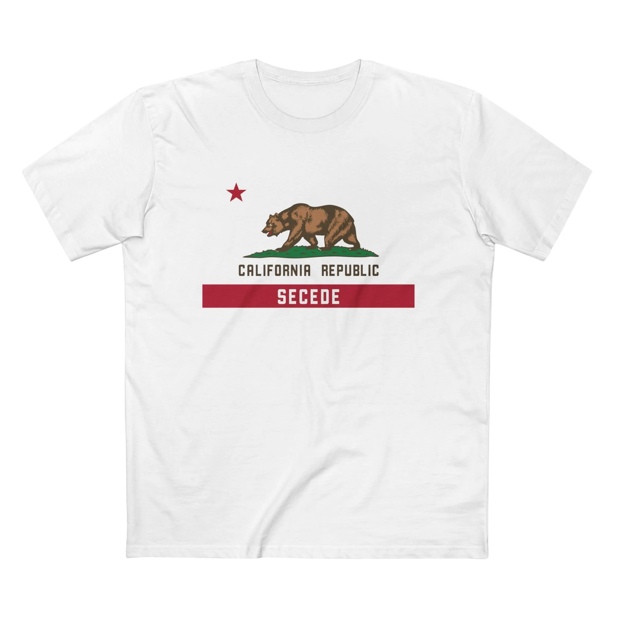 Secede California Flag T-Shirt — California Secession Graphic Tee