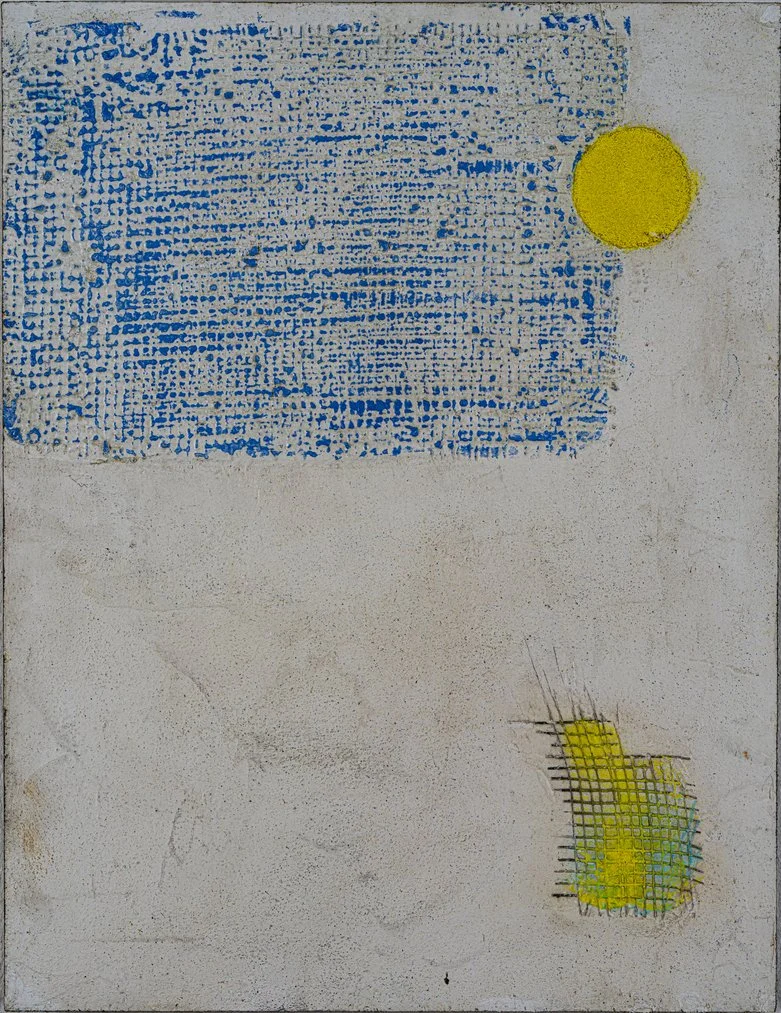When Nothingness Is Known
$1,200
26" x 21" (65.1cm x 53cm)
Cement on wood panel, mixed media