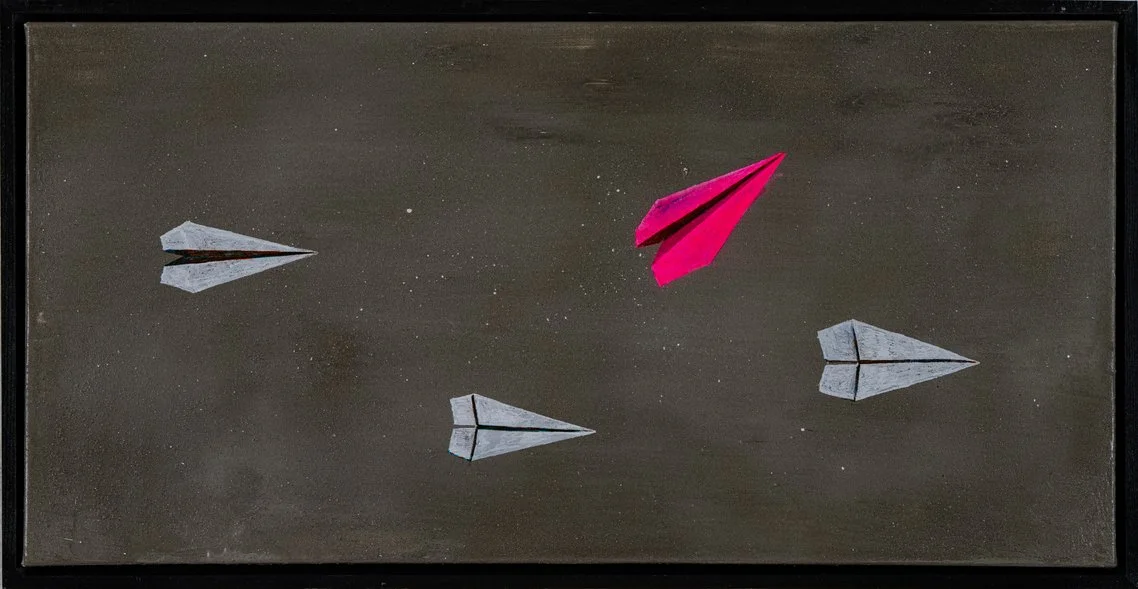 Planes 1
$900
12" x 24" (30cm x 60cm)
Canvas, cement, acrylic pen