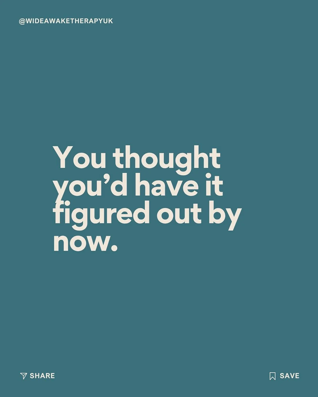 You thought you&rsquo;d have it figured out by now.
A career that makes sense. A relationship that feels easy. A version of you that doesn&rsquo;t second-guess everything.

But instead you&rsquo;re somewhere between &ldquo;too late to change&rdquo; a