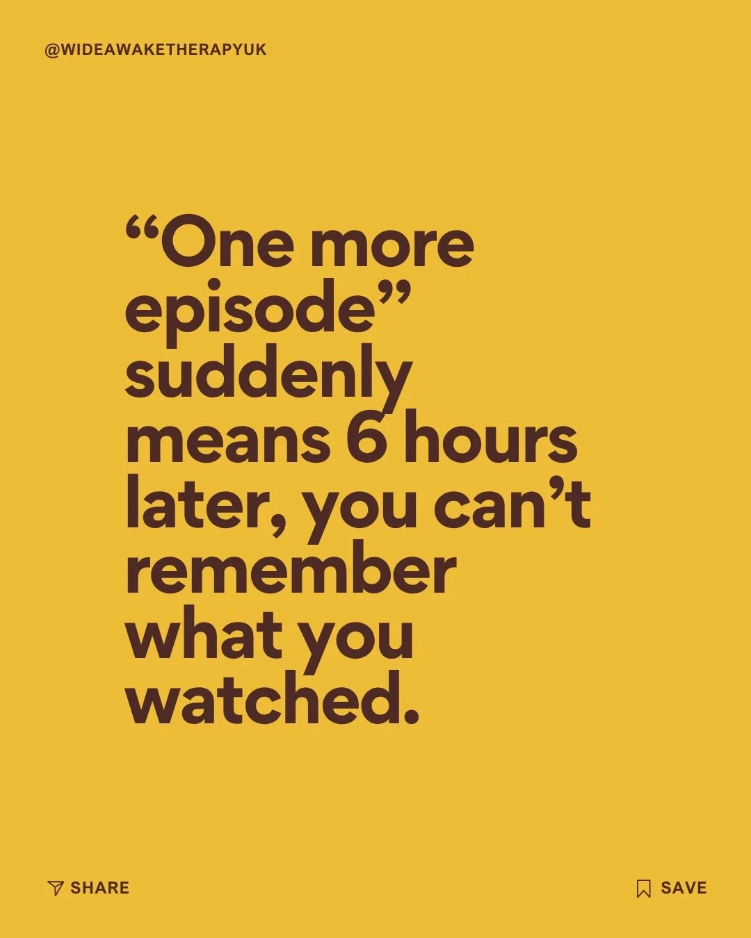 One more episode. One more scroll. And suddenly it&rsquo;s hours later and you&rsquo;re not quite sure where you went.

It&rsquo;s easy to call that avoidance, but often it&rsquo;s just your system reaching for something softer than feeling everythin
