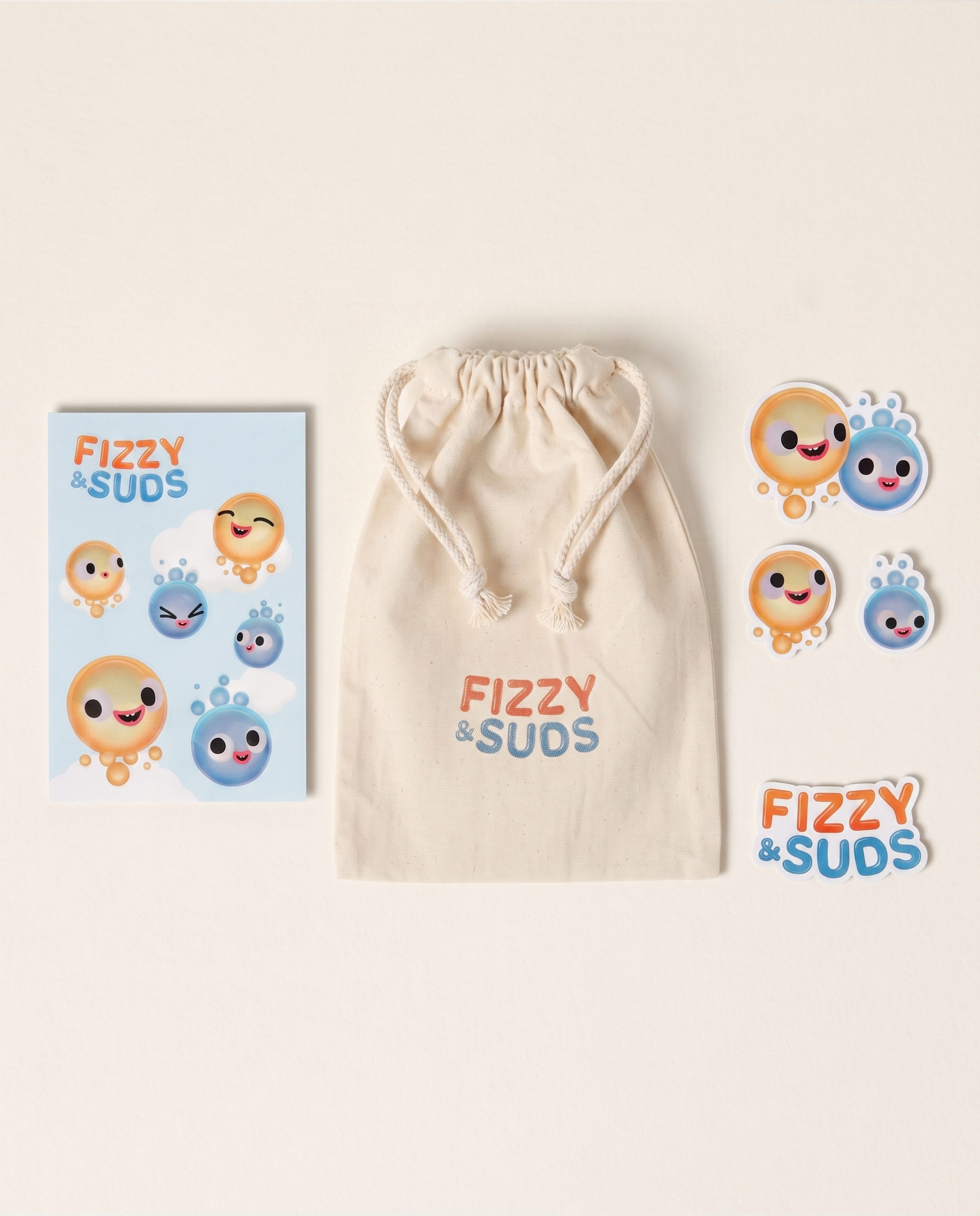 Fizzy & Suds Sticker & Magnet Bundle