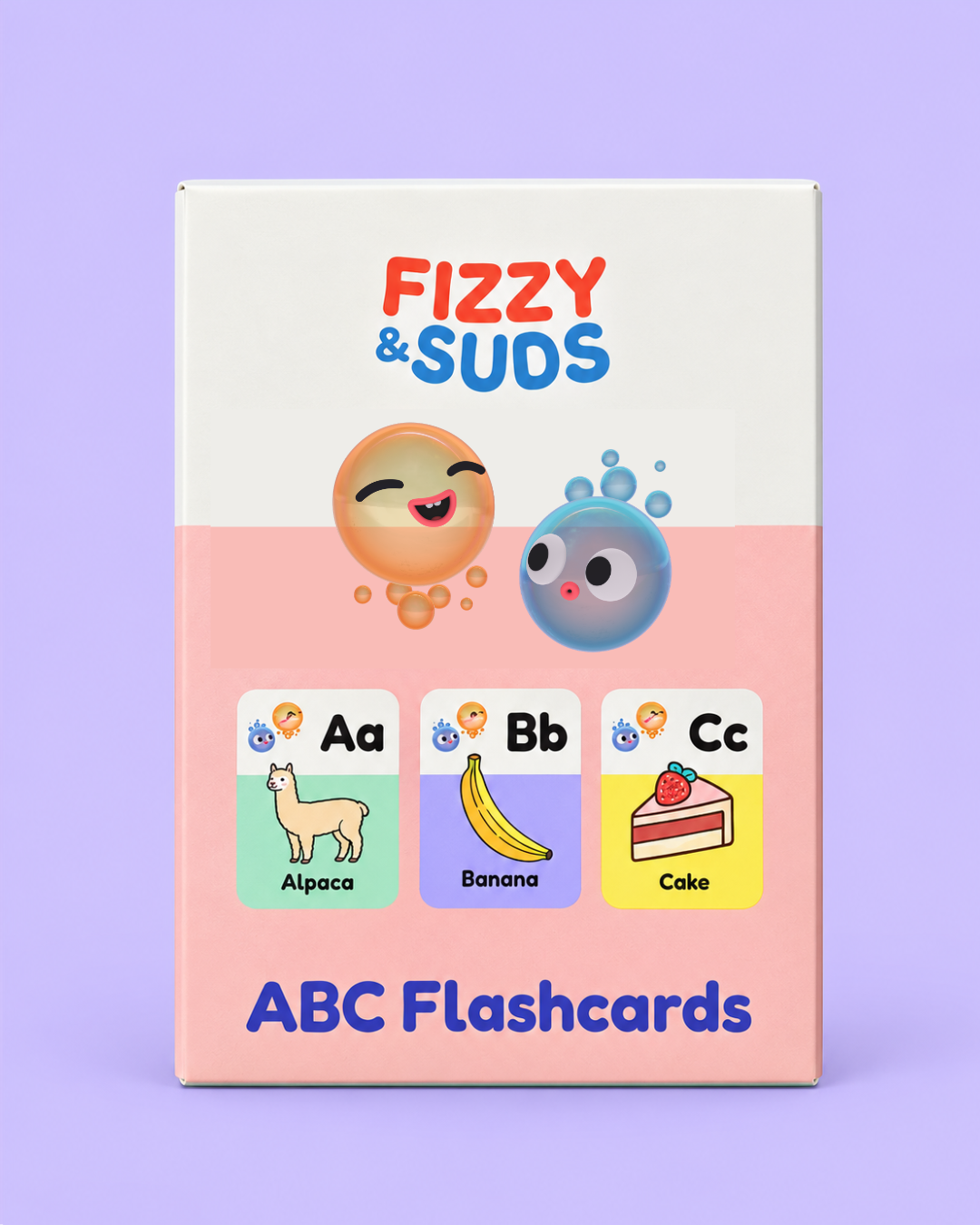 Fizzy & Suds Alphabet Flash Cards
