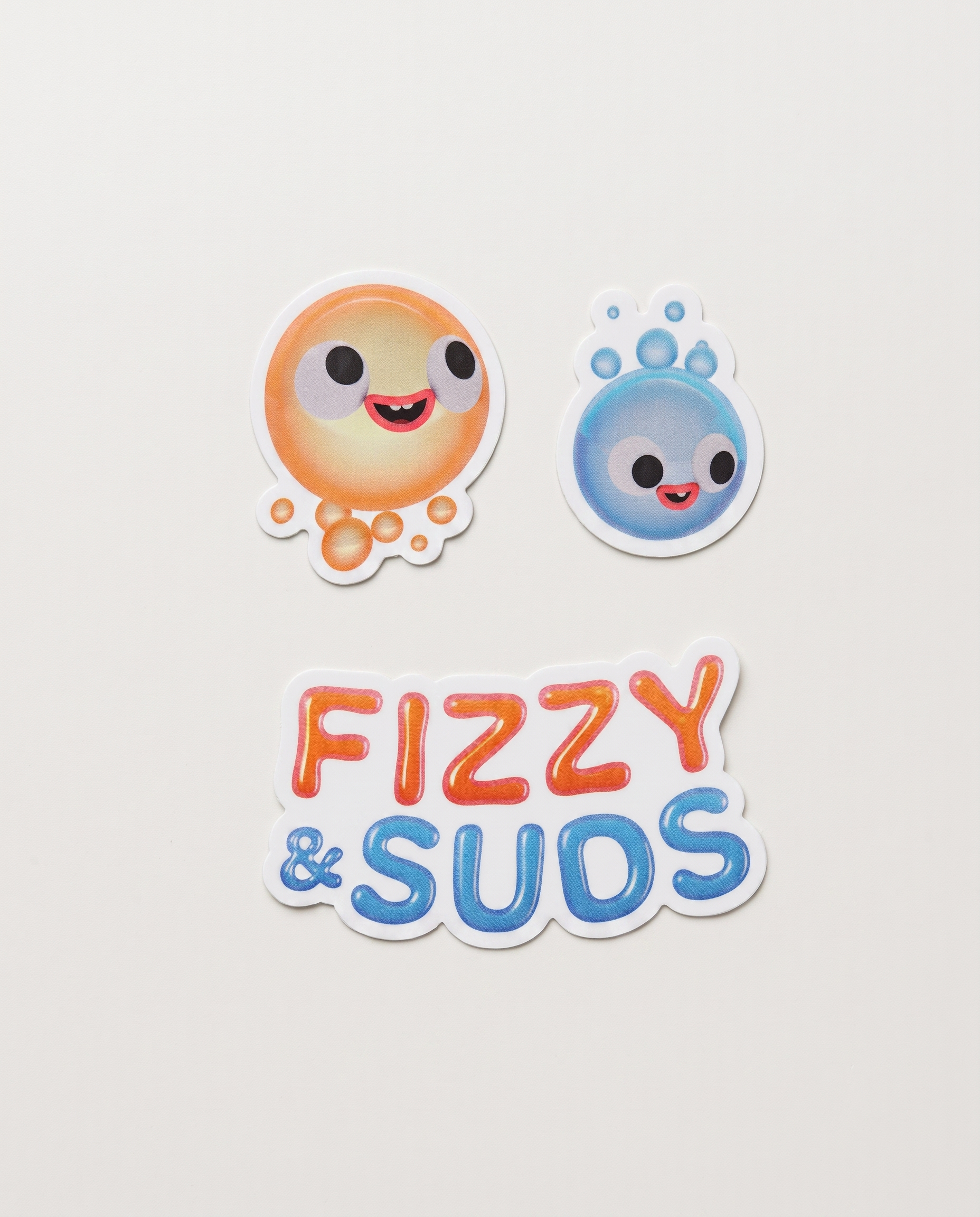 Fizzy & Suds Vinyl Die Cut Sticker Bundle (Set of 3)
