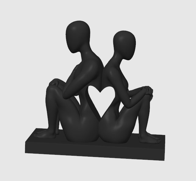 statuette love distance