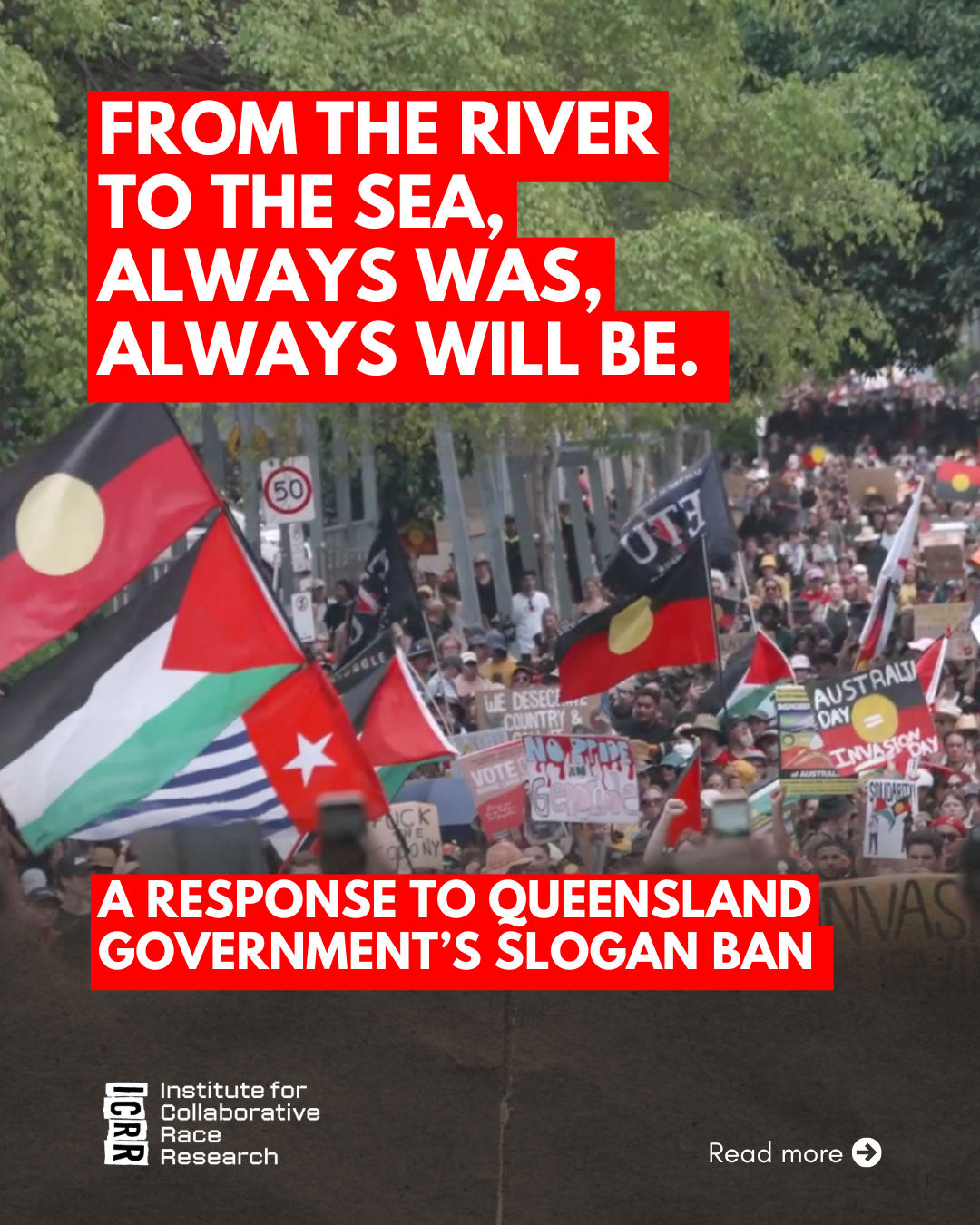 Response to Queensland Government's Slogan Ban