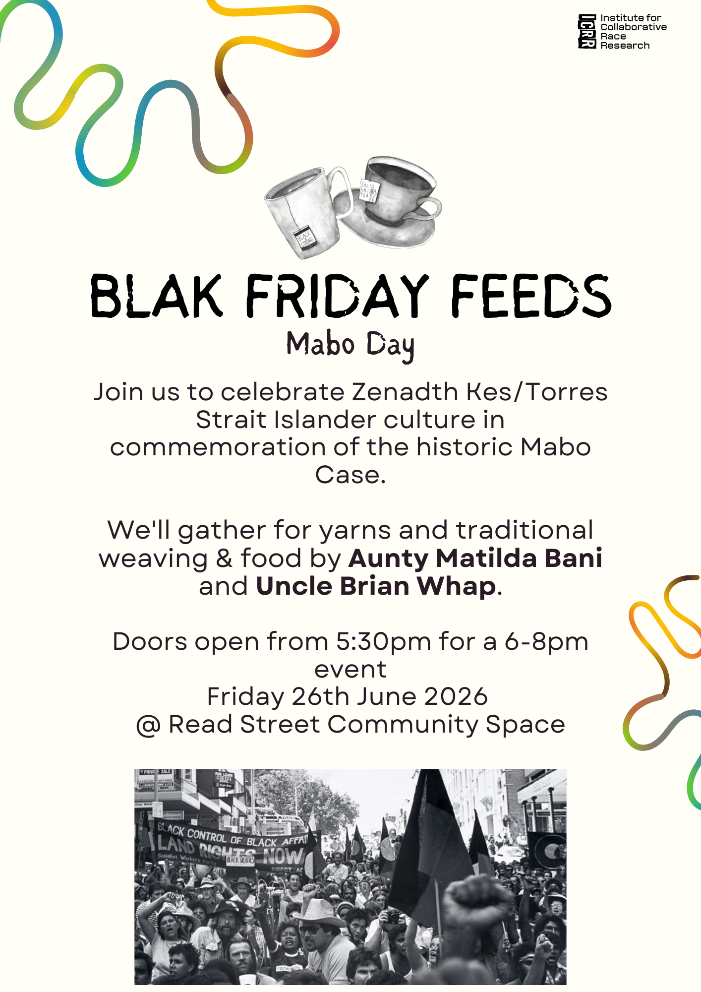 Black Friday Feeds - Mabo Day
