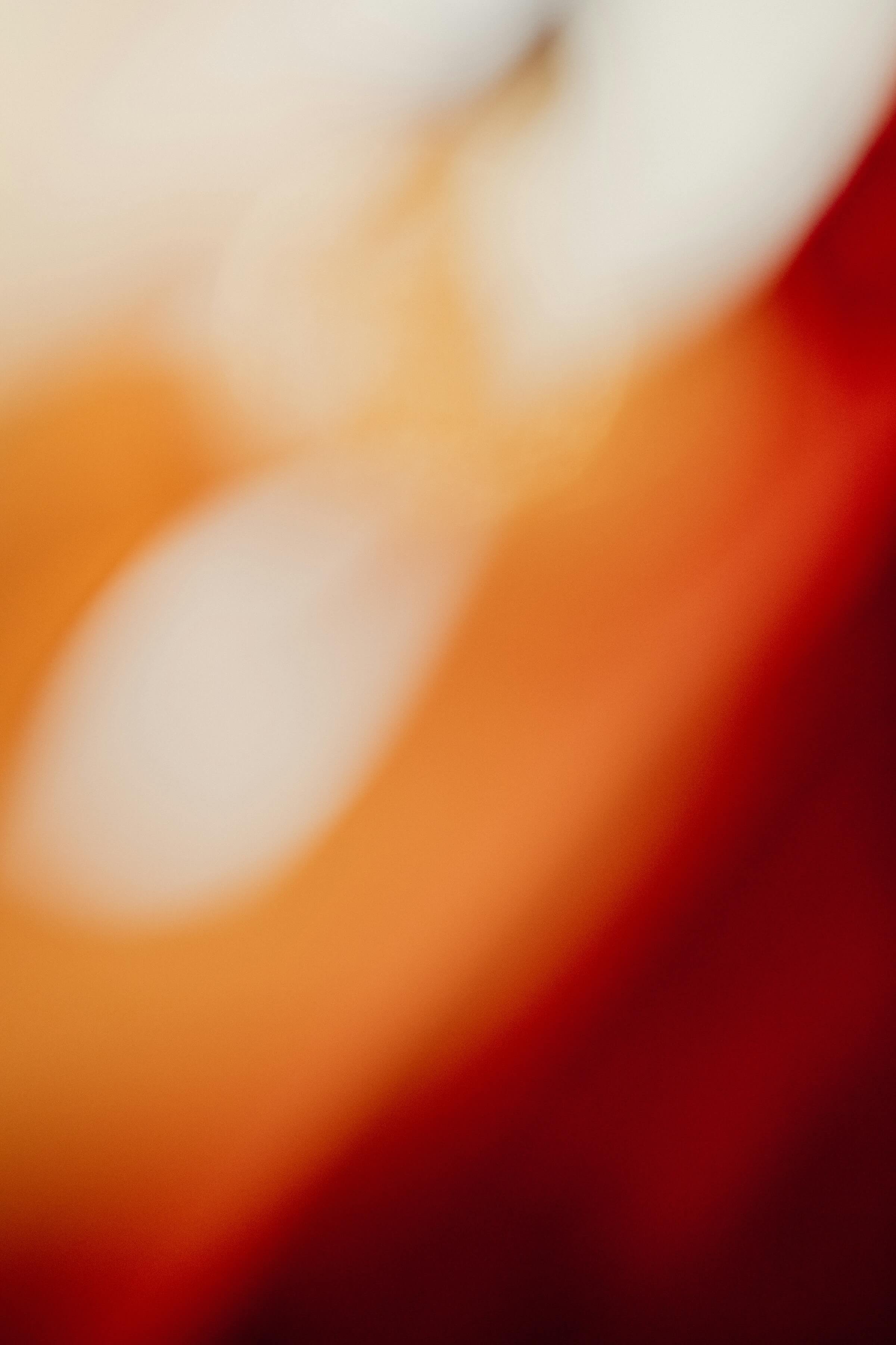 An abstract, blurry close-up of sun rays