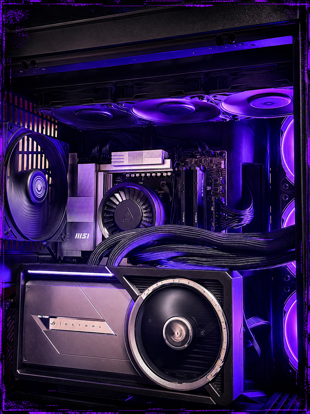 RTX 5090 Purple Steel PC Build