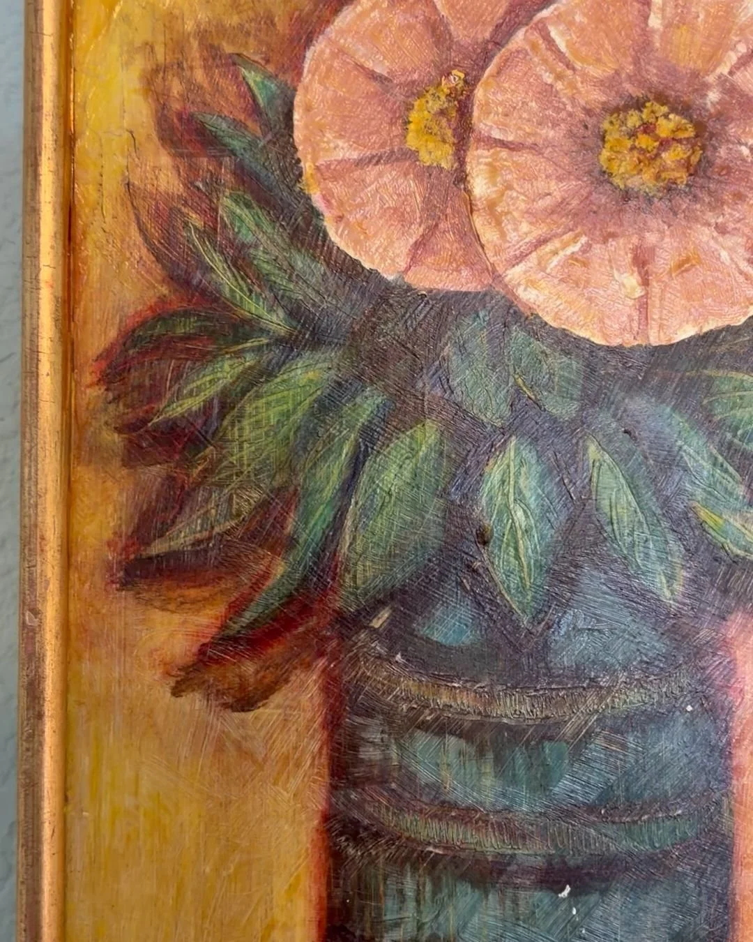 Muses on brushstrokes.

Sometimes the most beautiful thing about a painting 
isn't what it depicts&mdash;it's how the artist got there. 
The marks. The pressure. The hesitation and the 
confidence all visible at once.

Oil on board 
8 W x 12 H
$275

