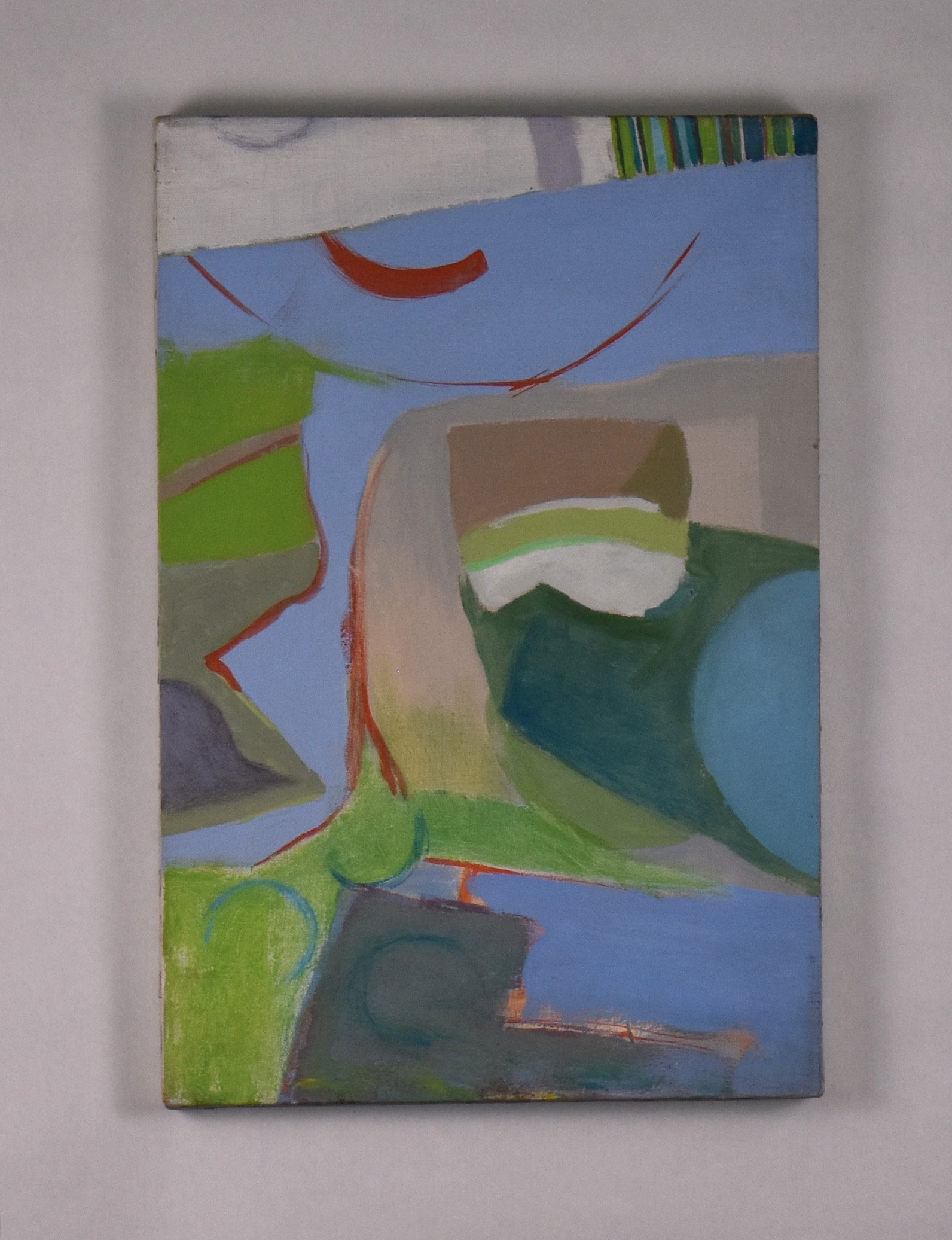 Abstract in Blue and Green