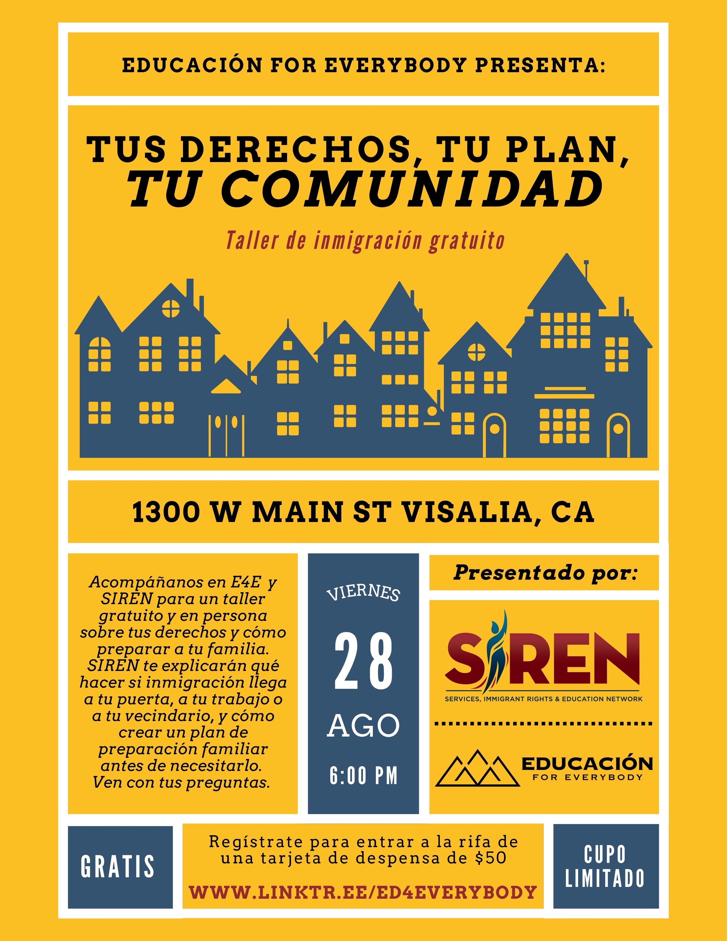 Tus derechos, Tu plan, Tu comunidad