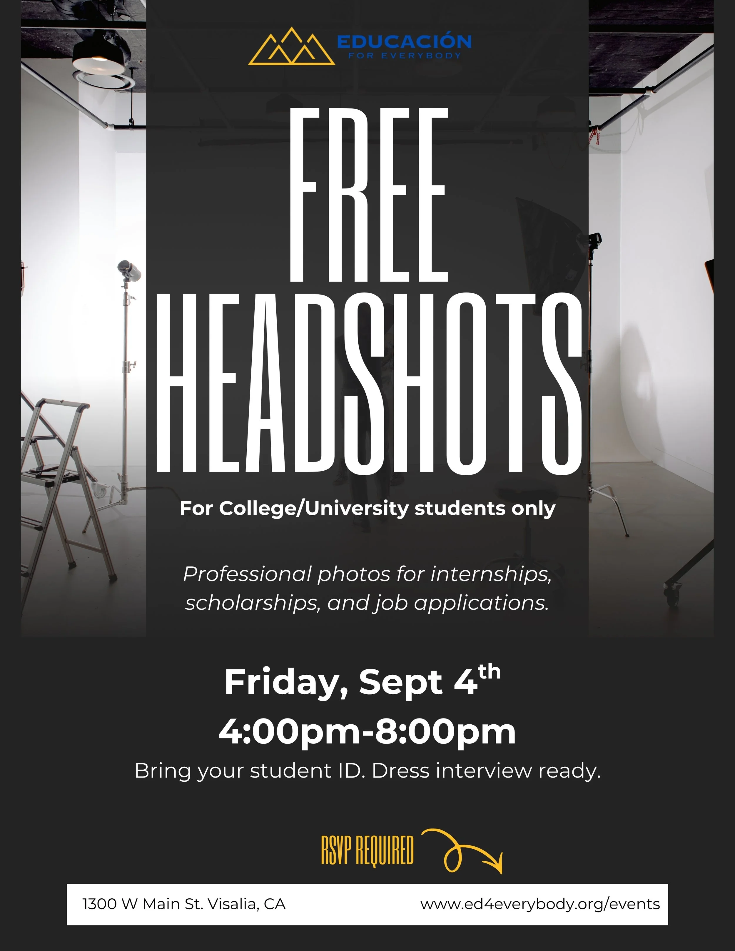 Free Headshots/Fotos Profesionales Gratis