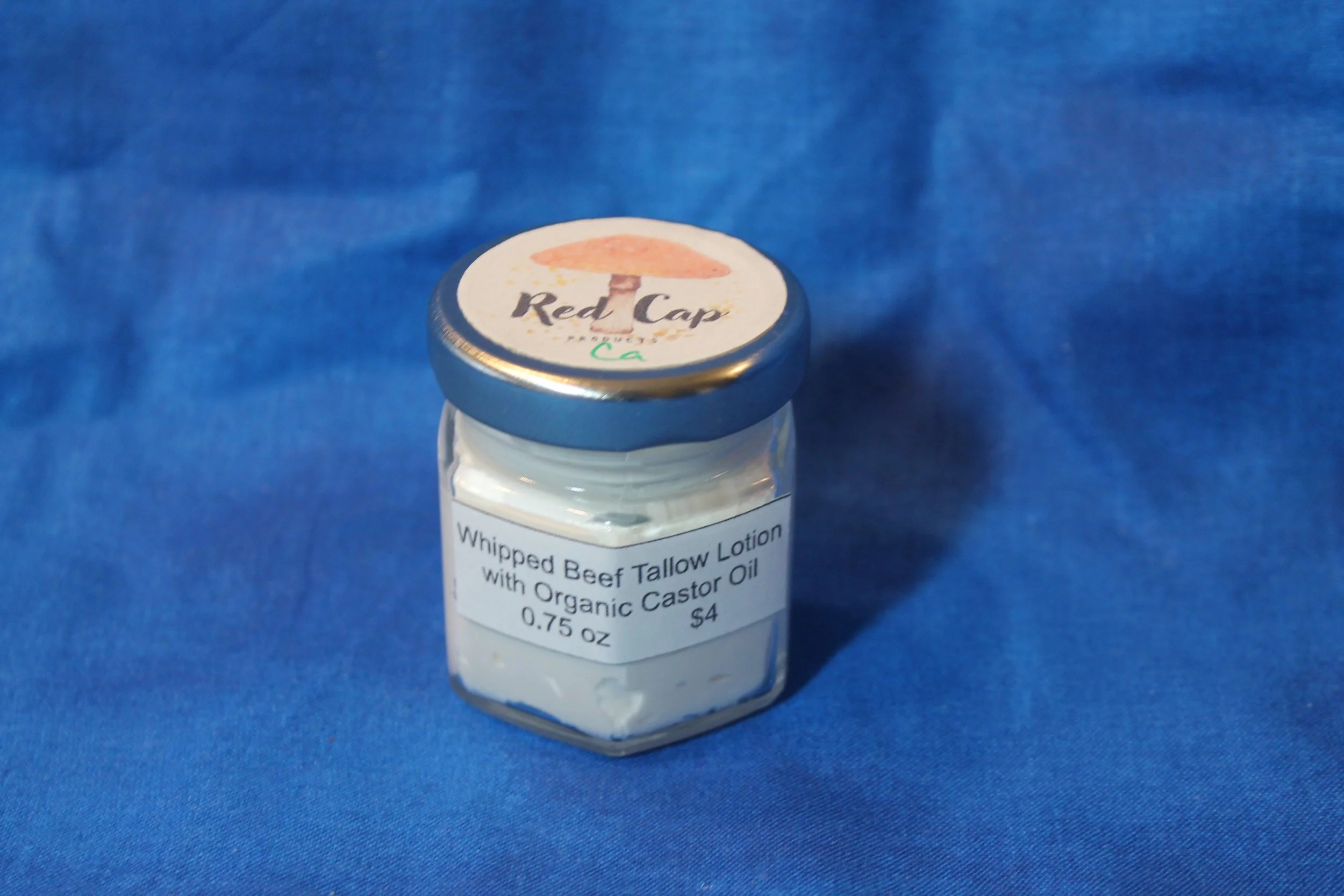 Whipped Beef Tallow Lotion with Organic Castor Oil
