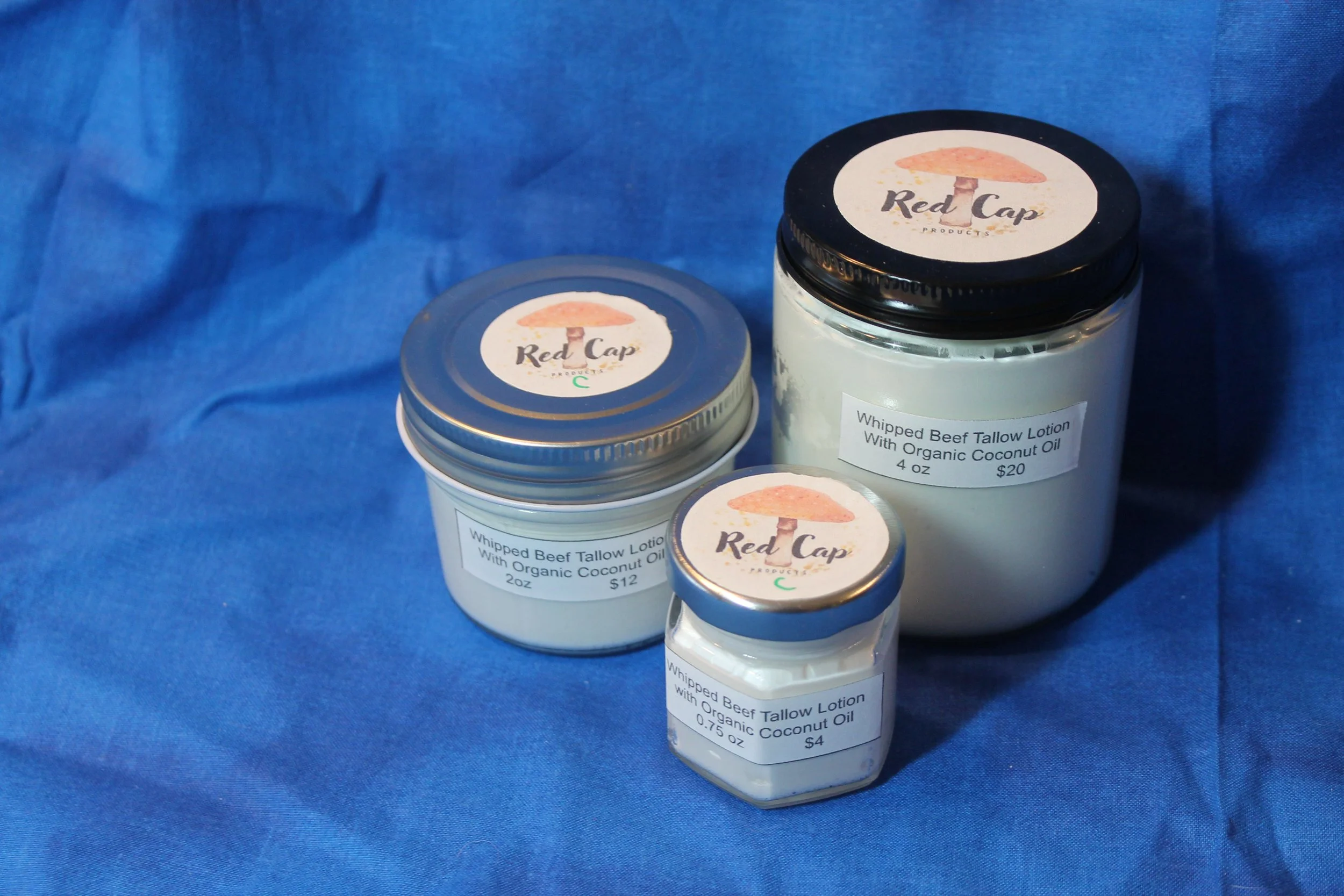 Whipped Beef Tallow Lotion with Organic Coconut Oil