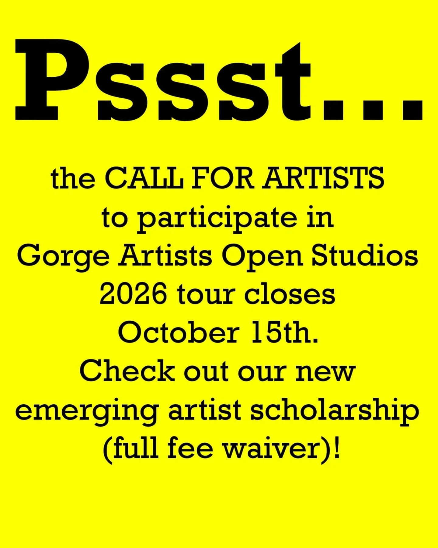 Don't forget to submit your application today!