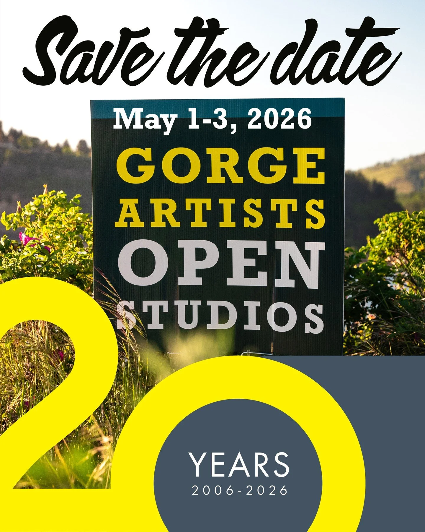 YOU ARE INVITED!
GORGE ARTISTS OPEN STUDIOS TOUR
MAY 1-2-3, 2026
The 20th Anniversary Gorge Artists Open Studios Tour is scheduled for May 1-3, 2026. Stay in touch by following our Facebook or Instagram, or sign up to receive the Gorge Artists e-news