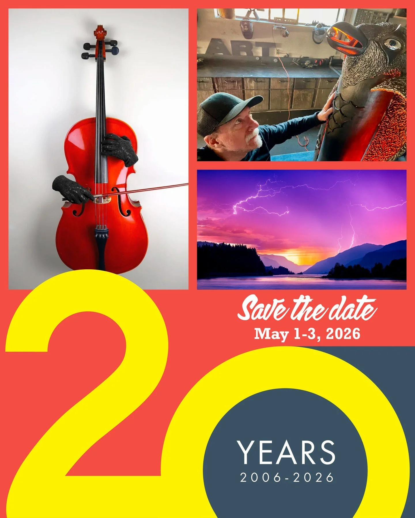 SAVE THE DATE FOR GORGE ARTISTS OPEN STUDIOS! 

This is your exclusive invitation to step into the creative heart of the region and experience art where it comes to life.

Dates: Friday, May 1 &ndash; Sunday, May 3, 2026
Time: 10:00 AM &ndash; 5:00 P