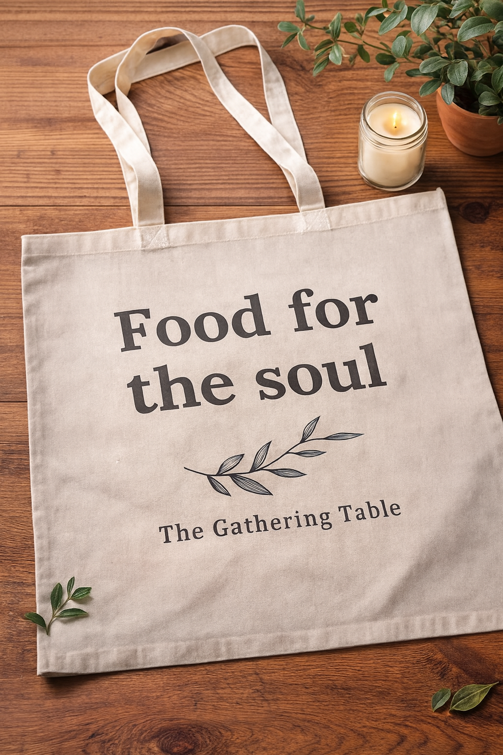 Food for the Soul Tote :For when nourishment is more than just food.