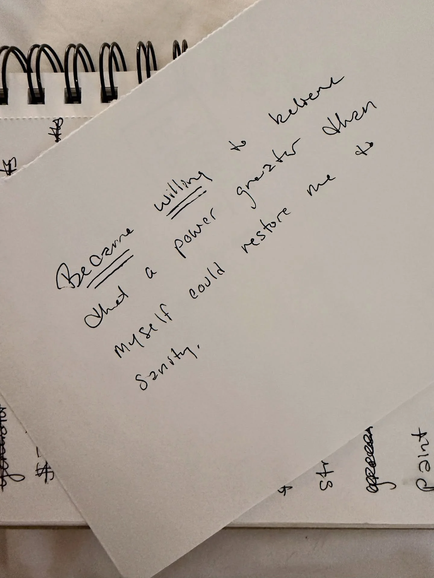 #trying in a Motel 6 in Mississippi this morning in bed with dogs and notebooks and a blessing of a phone call. Felt like quitting life again last night tbh.

Someone told me the first two words are the most important. I can get so stuck in my perfec