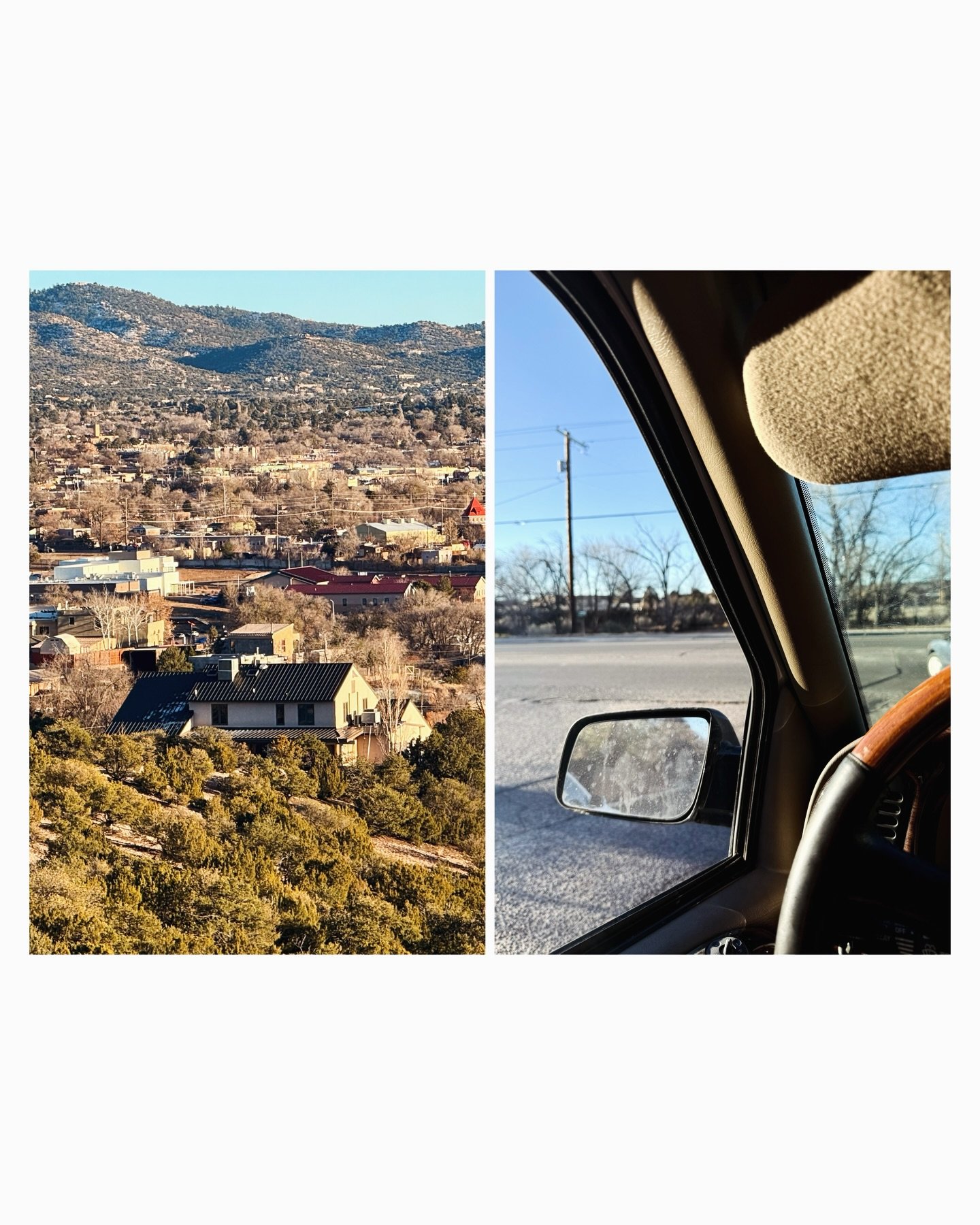 First morning waking up in New Mexico.
Granola-bar breakfast.
SSRI taper making me feel a little drunk on my own blood &mdash; that strange in-between of chaos and beginning.

Trying to decide if this is homelessness or van life or just me, starting 