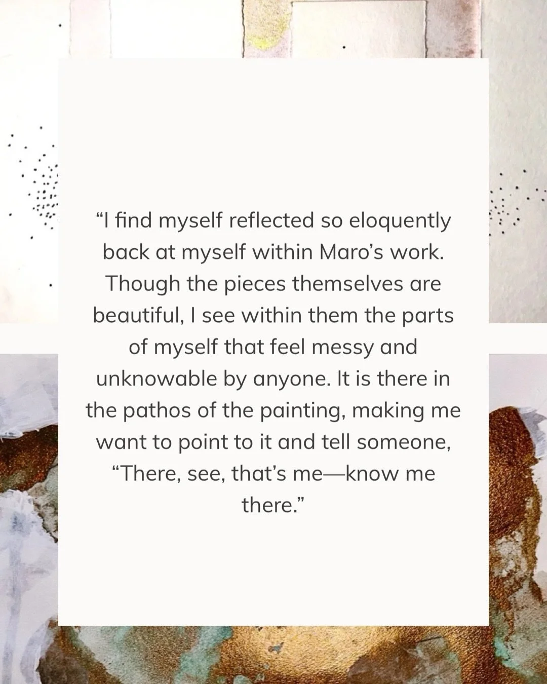 Today was spent tending language: my name ☁️, my pronouns (feeling a lil &ldquo;they/them&rdquo; lately), and the words others have offered about my work, which was so incredibly tender to read.

If you feel moved to add a sentence or two about how m