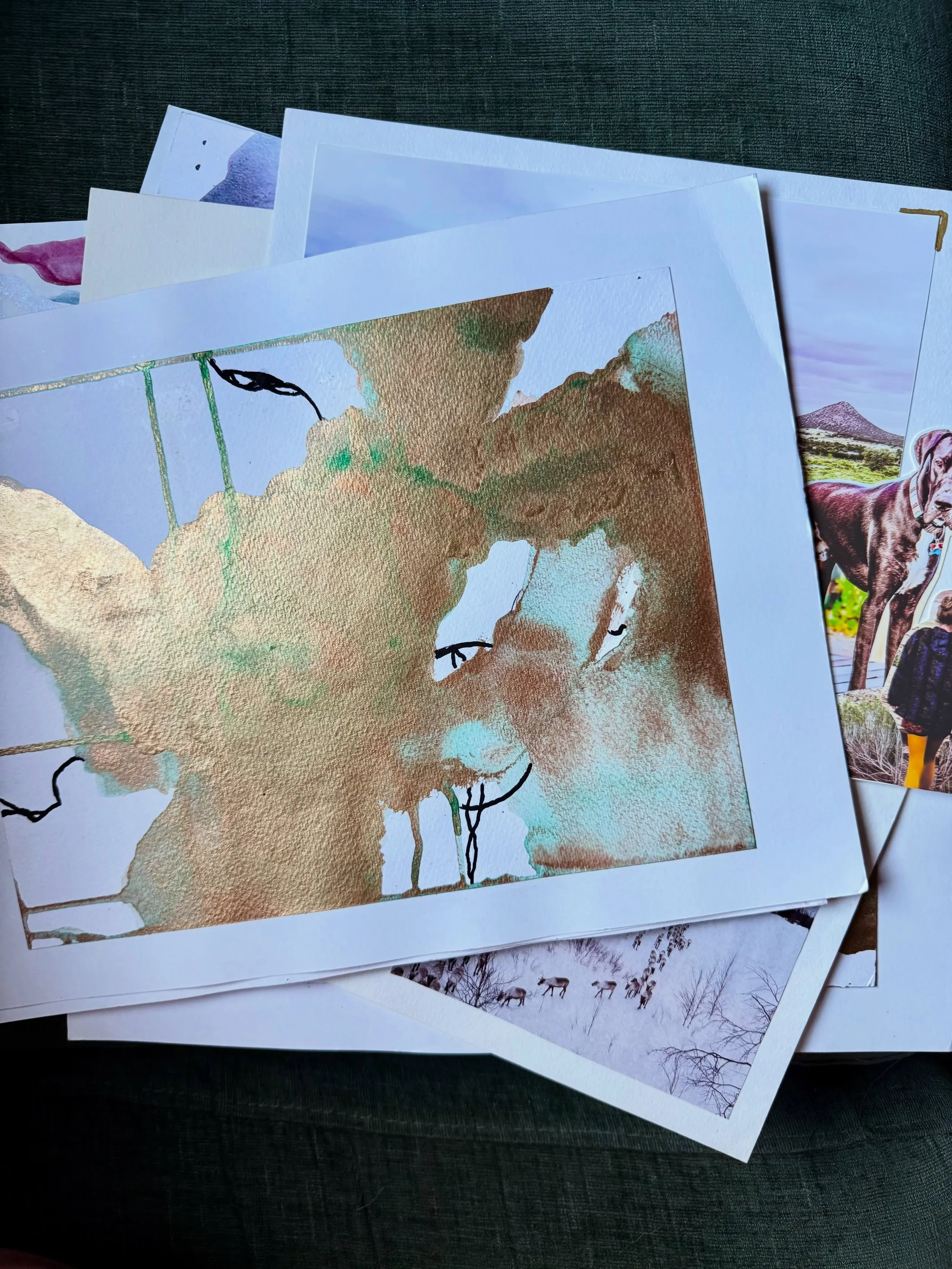 Documenting work from the archives again today because I am going to be trying to find a bunch of them new homes. Need some art?