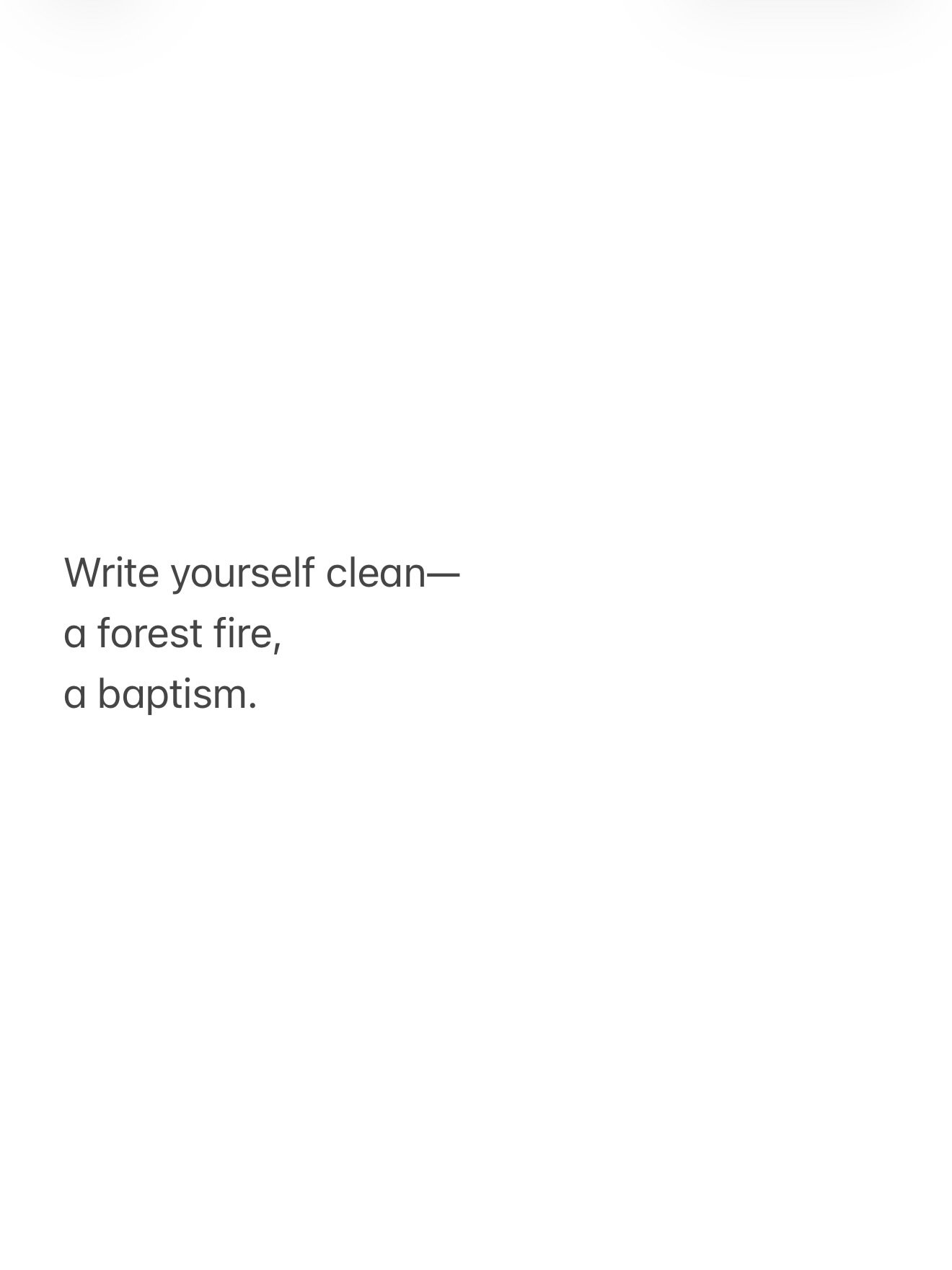 From &ldquo;DON&rsquo;T FLINCH: POEMS&rdquo; coming June1. Advanced copies available at the 🔗 in bio